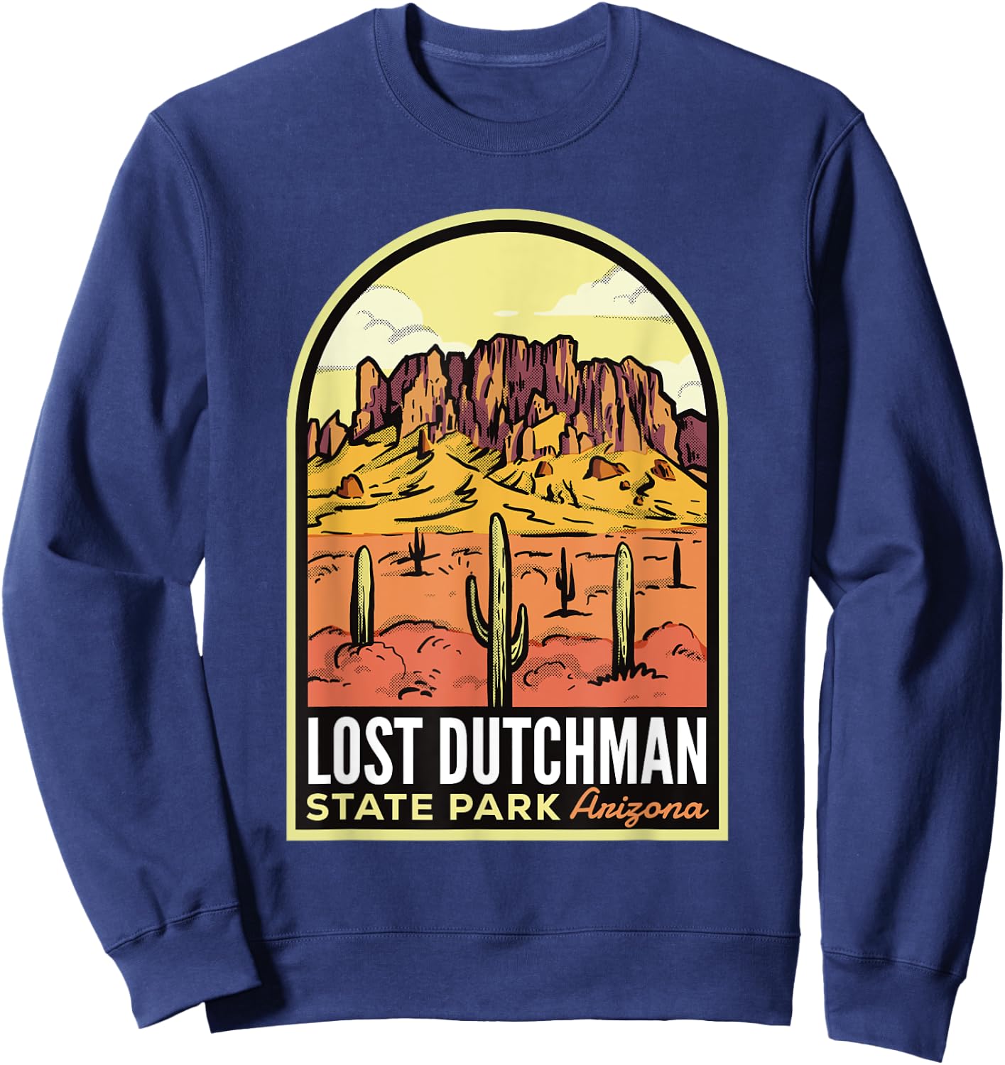 Lost Dutchman State Park Arizona Sweatshirt - Sweatshirt | Navy