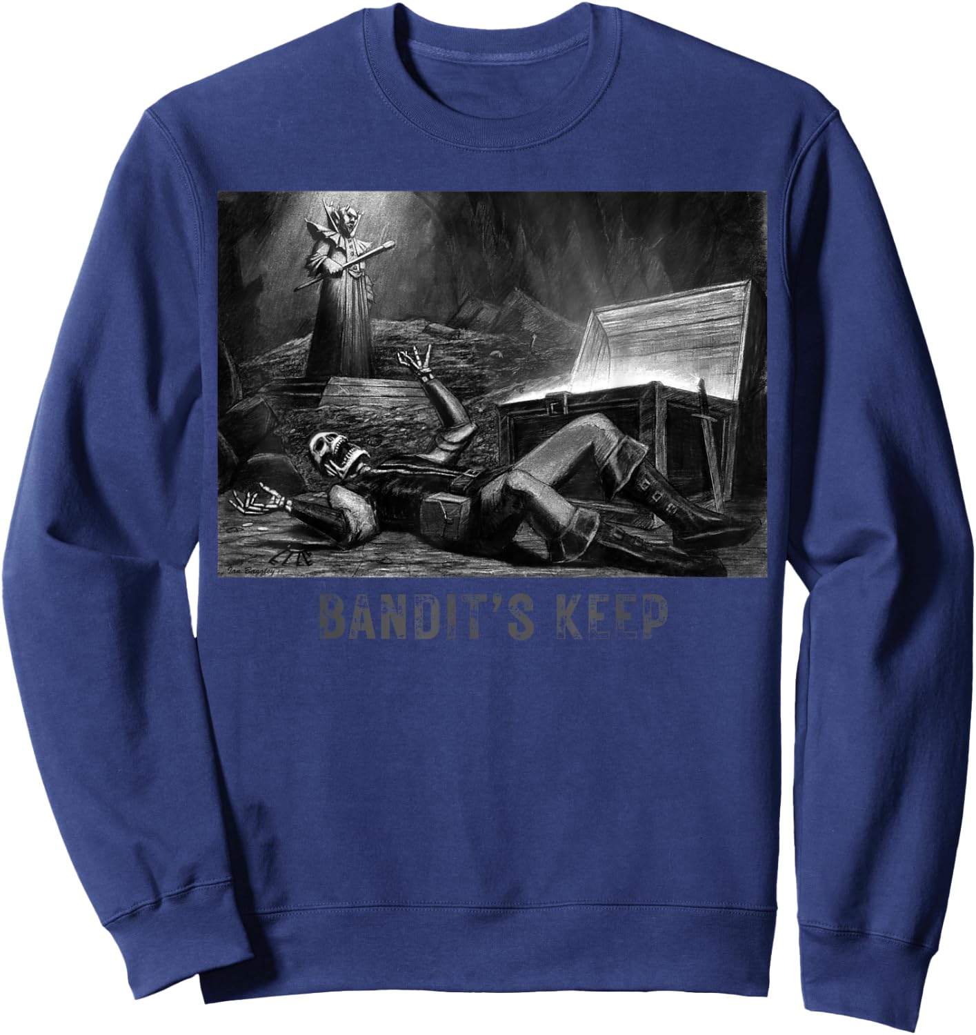 Bandit's Keep Official Sweatshirt - Sweatshirt | Navy