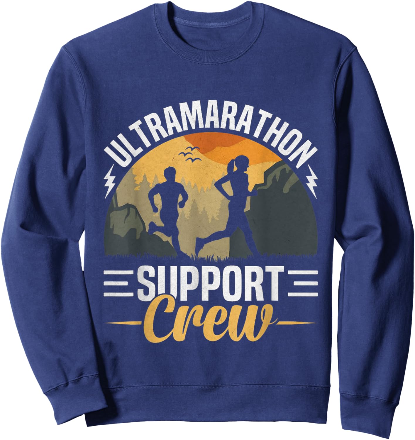 Ultra Marathon Running 50 Miles Runner Ultrarunning Sweatshirt - Sweatshirt | Navy
