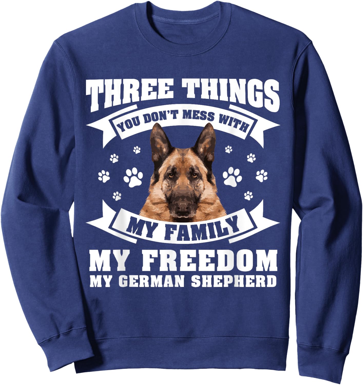 German Shepherd For Owner Men Women German Shepherd Lover Sweatshirt - Sweatshirt | Navy