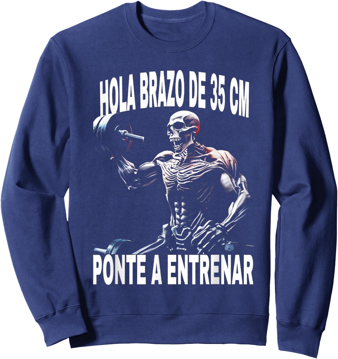 Frases Chidas Funny Mexicans Sarcasm Skull Sayings Hispanic Sweatshirt - Sweatshirt | Navy
