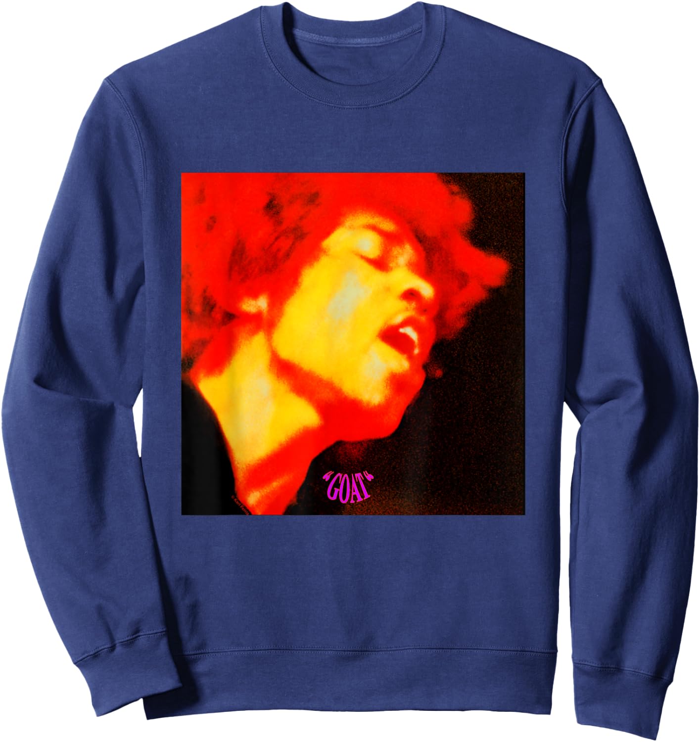 Karl Ferris Jimi Hendrix Electric Ladyland Cover Art GOAT Sweatshirt - Sweatshirt | Navy
