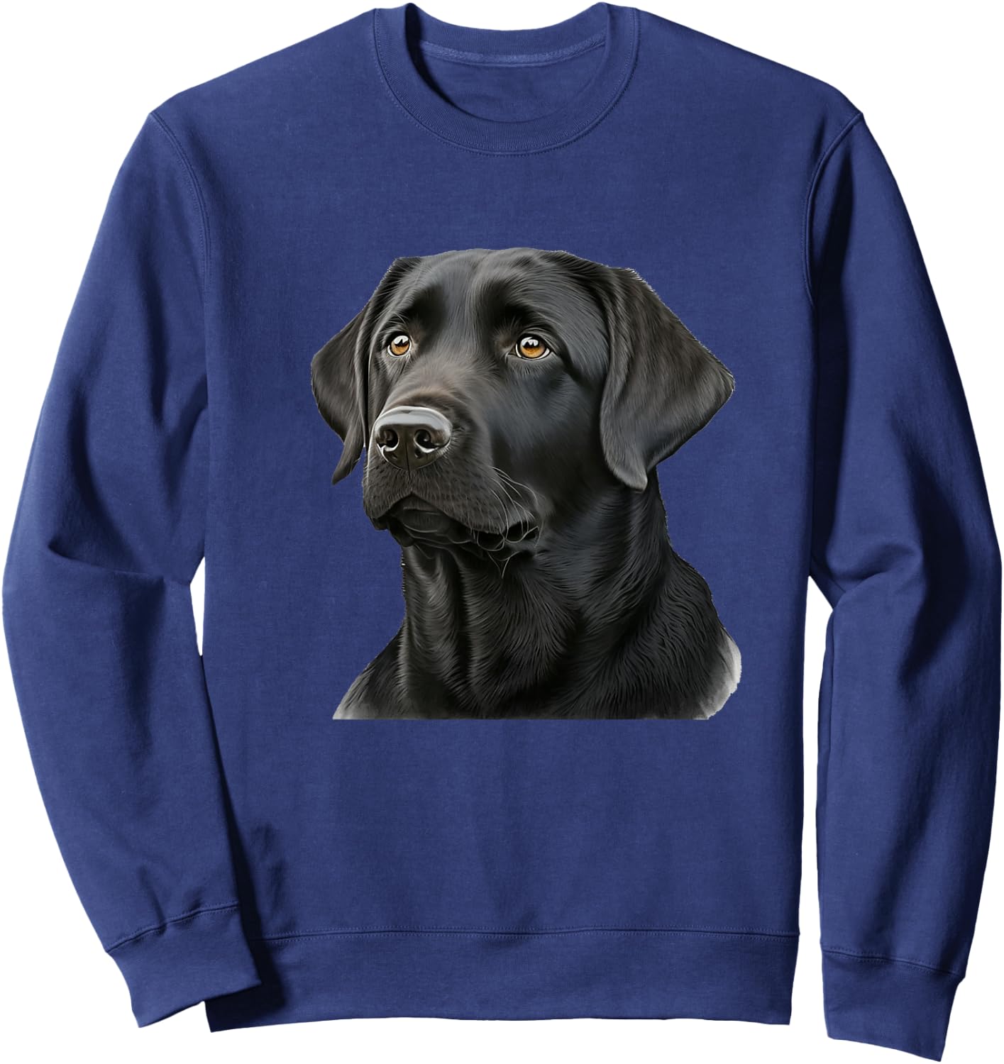 Cute Black Lab Black Labrador Retriever Puppy Dog Mom Animal Women Kids Sweatshirt - Sweatshirt | Navy