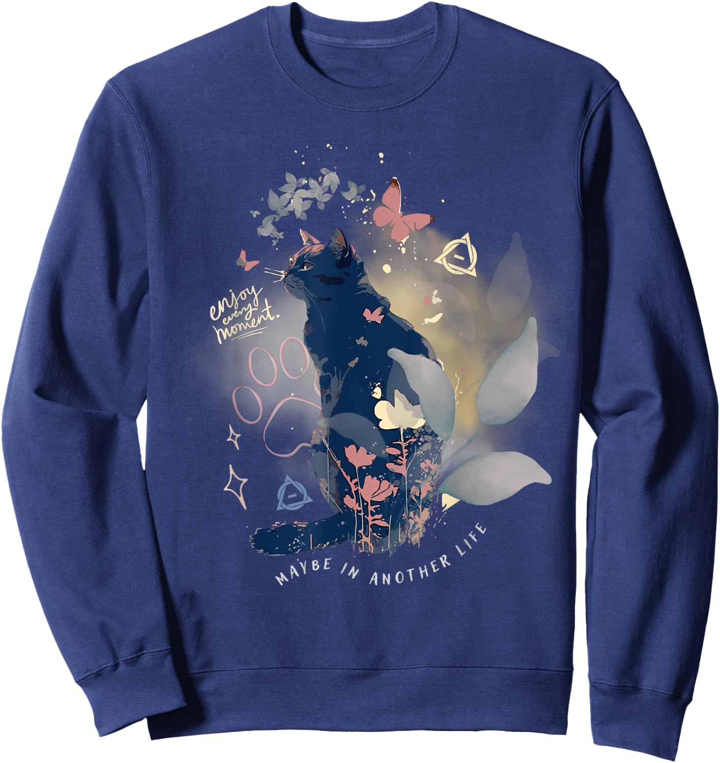 Therian Cat Another Life Men Women Kids Sweatshirt - Sweatshirt | Navy