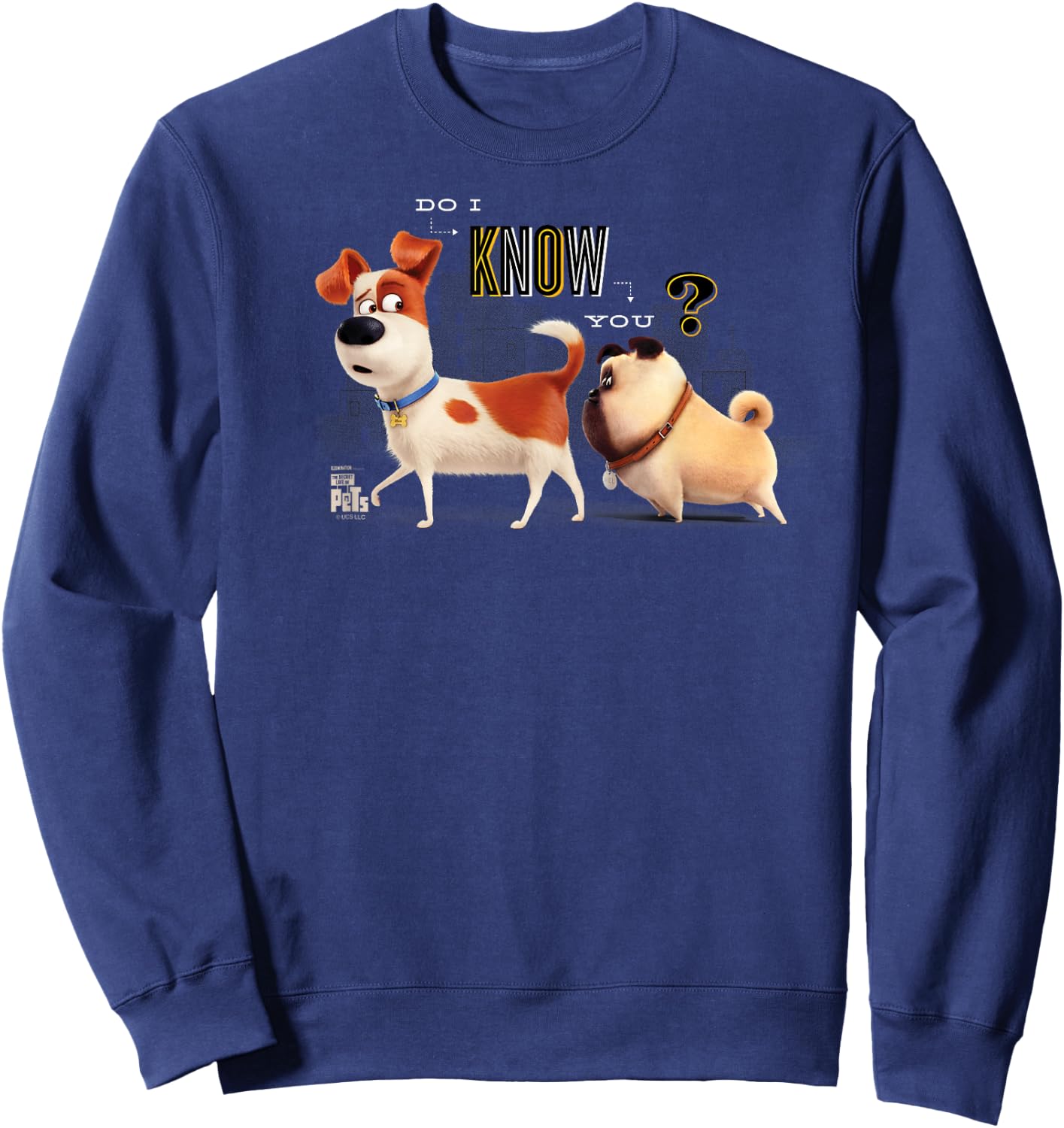 The Secret Life of Pets Max & Mel Do I Know You Sweatshirt - Sweatshirt | Navy