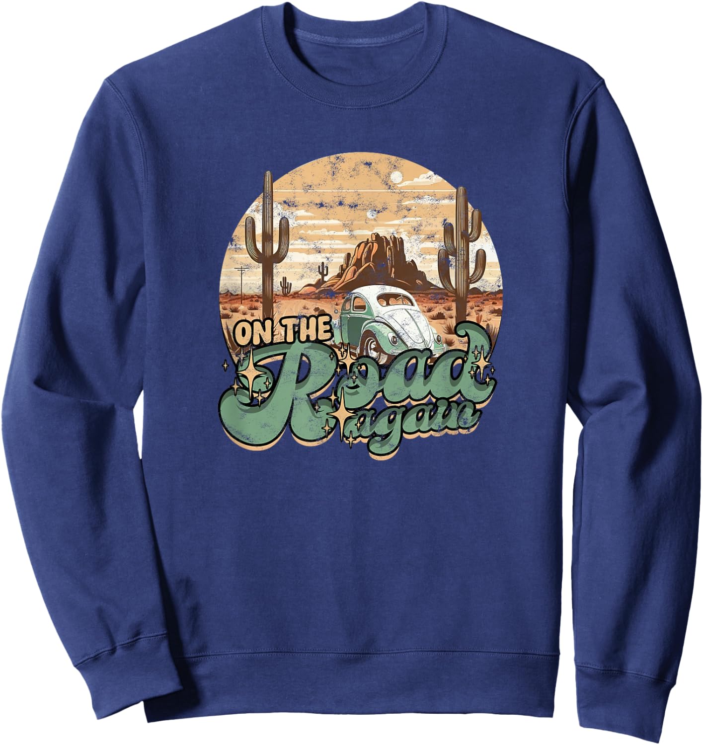 On The Road Again Sweatshirt - Sweatshirt | Navy
