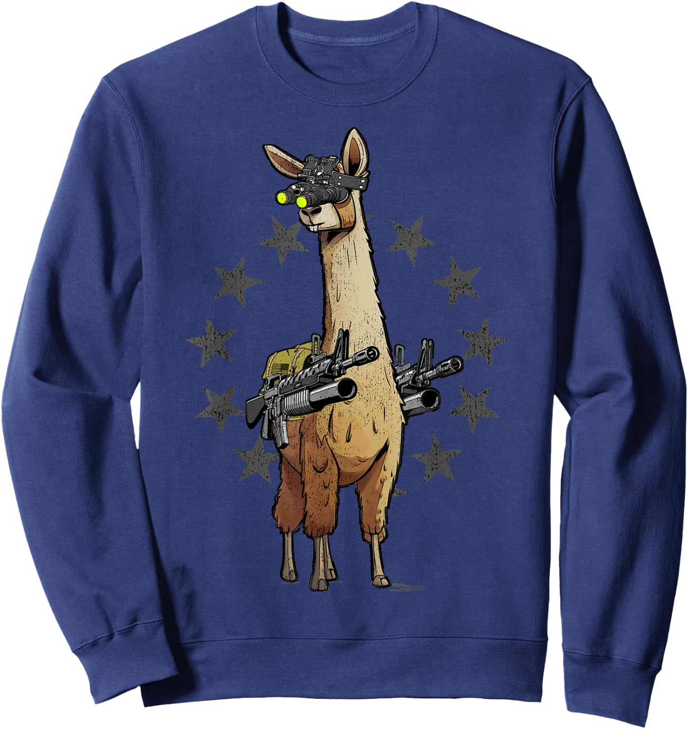 Combat Llama Sweatshirt - Sweatshirt | Navy