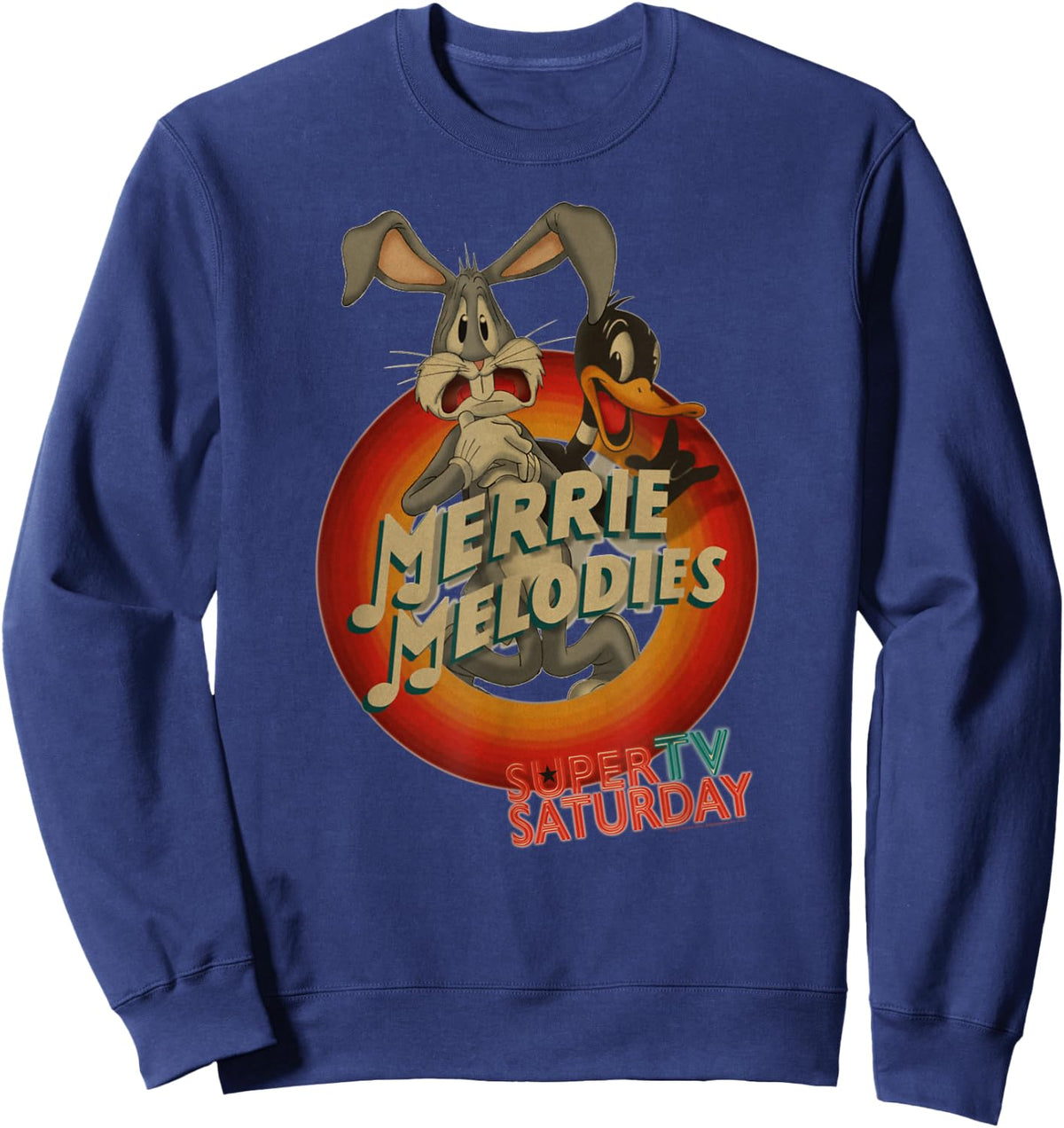 Looney Tunes Merry Melodies Bugs and Daffy Sweatshirt - Sweatshirt | Navy
