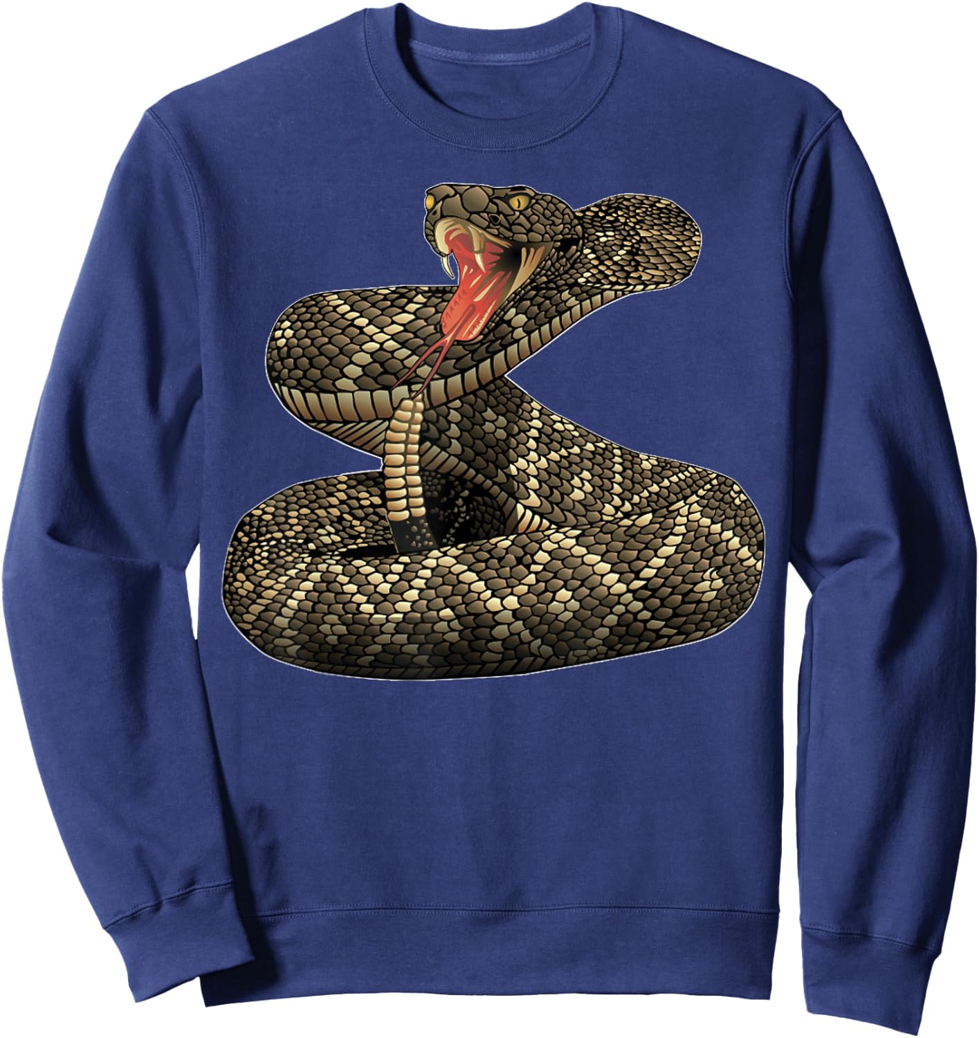 Rattlesnake T Shirt women boys girls kids Sweatshirt - Sweatshirt | Navy