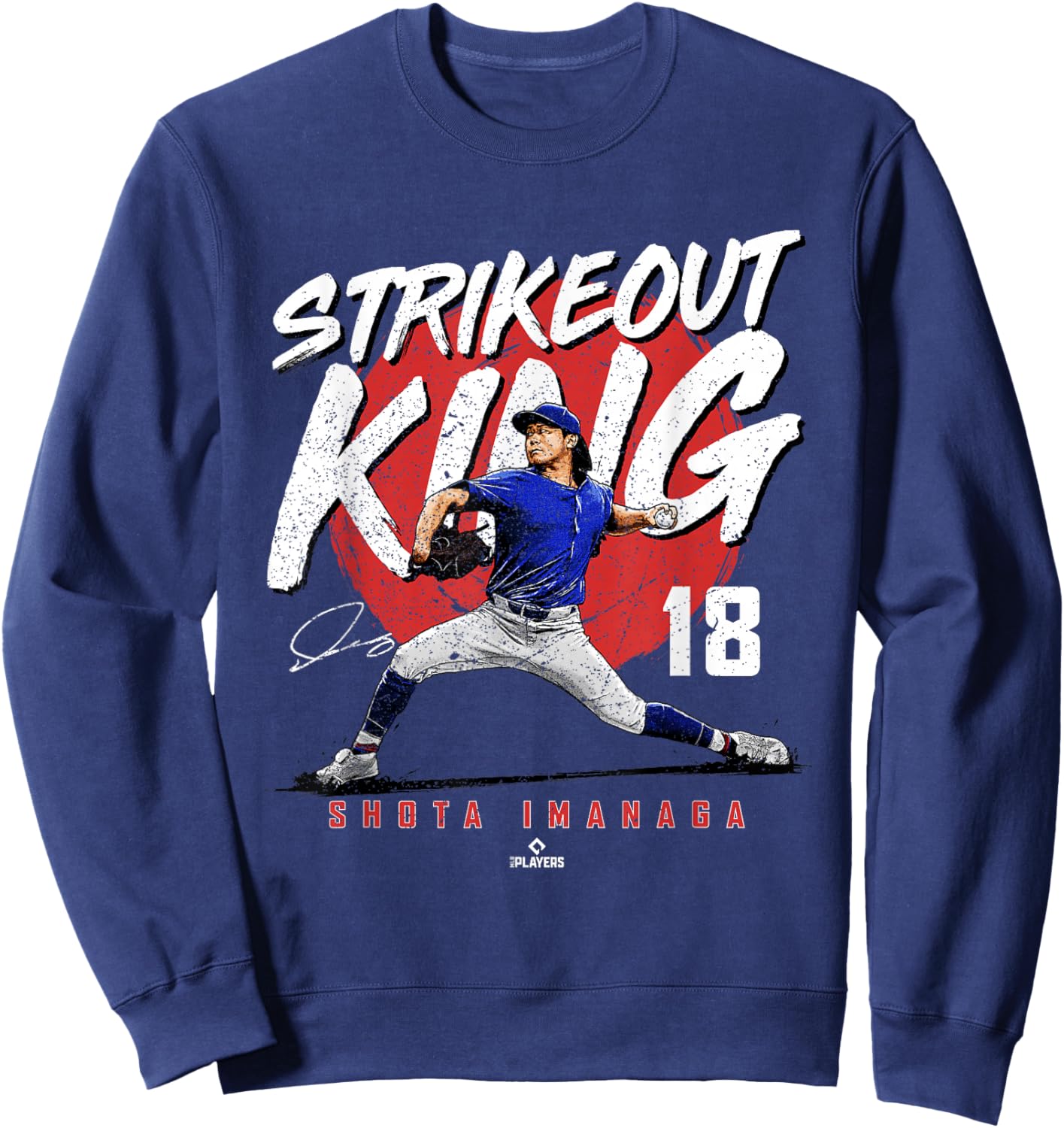 Strikeout King Shota Imanaga Chicago MLBPA Sweatshirt - Sweatshirt | Navy