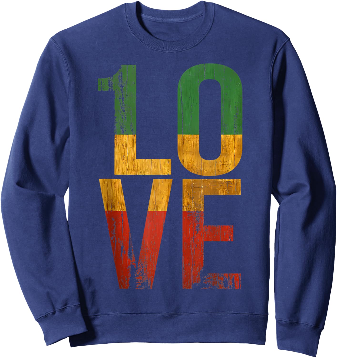 Roots Rock Reggae 1 Love Sweatshirt - Sweatshirt | Navy