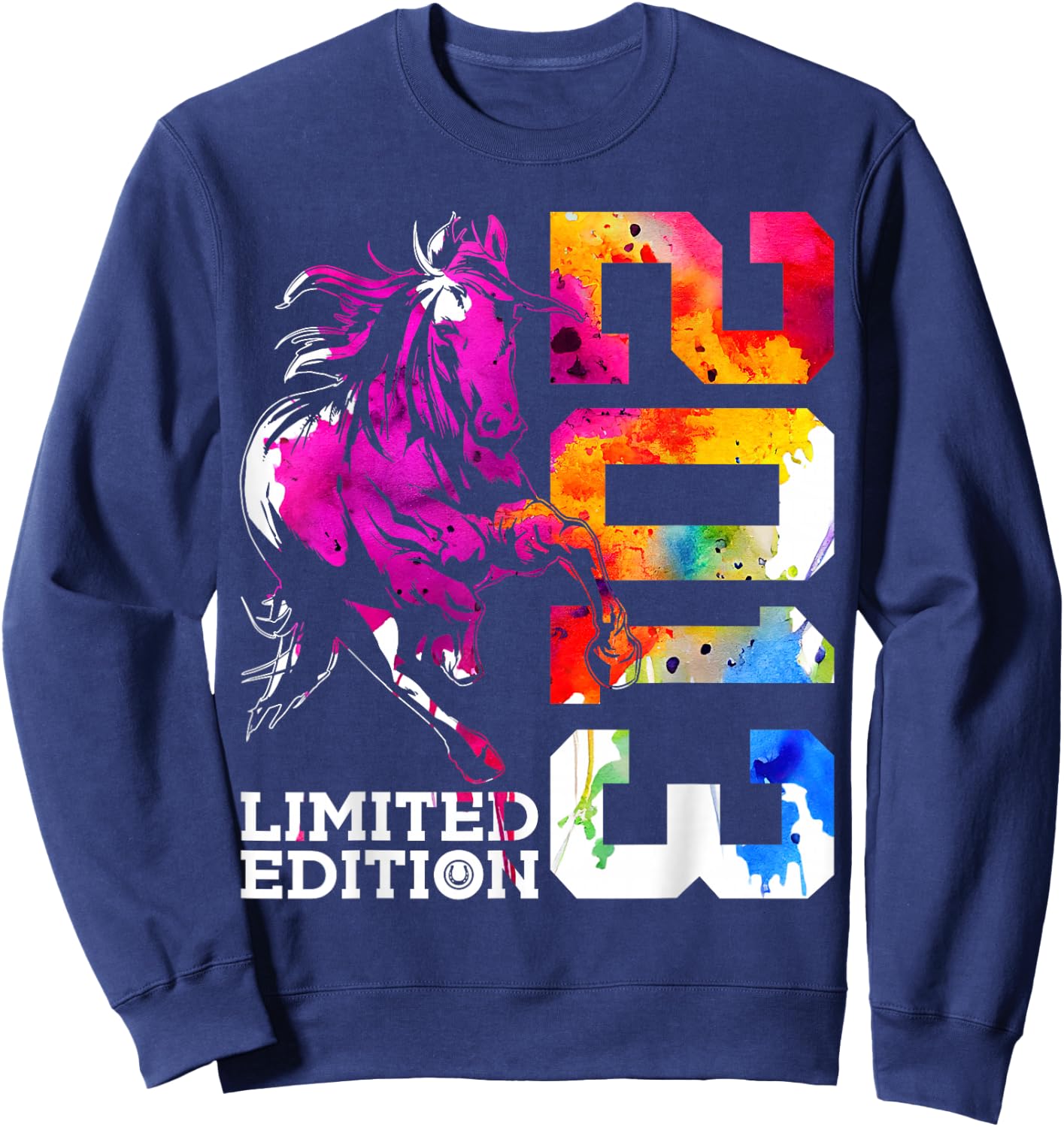 Limited Edition 2013 Riding Horse 13th Birthday Sweatshirt - Sweatshirt | Navy