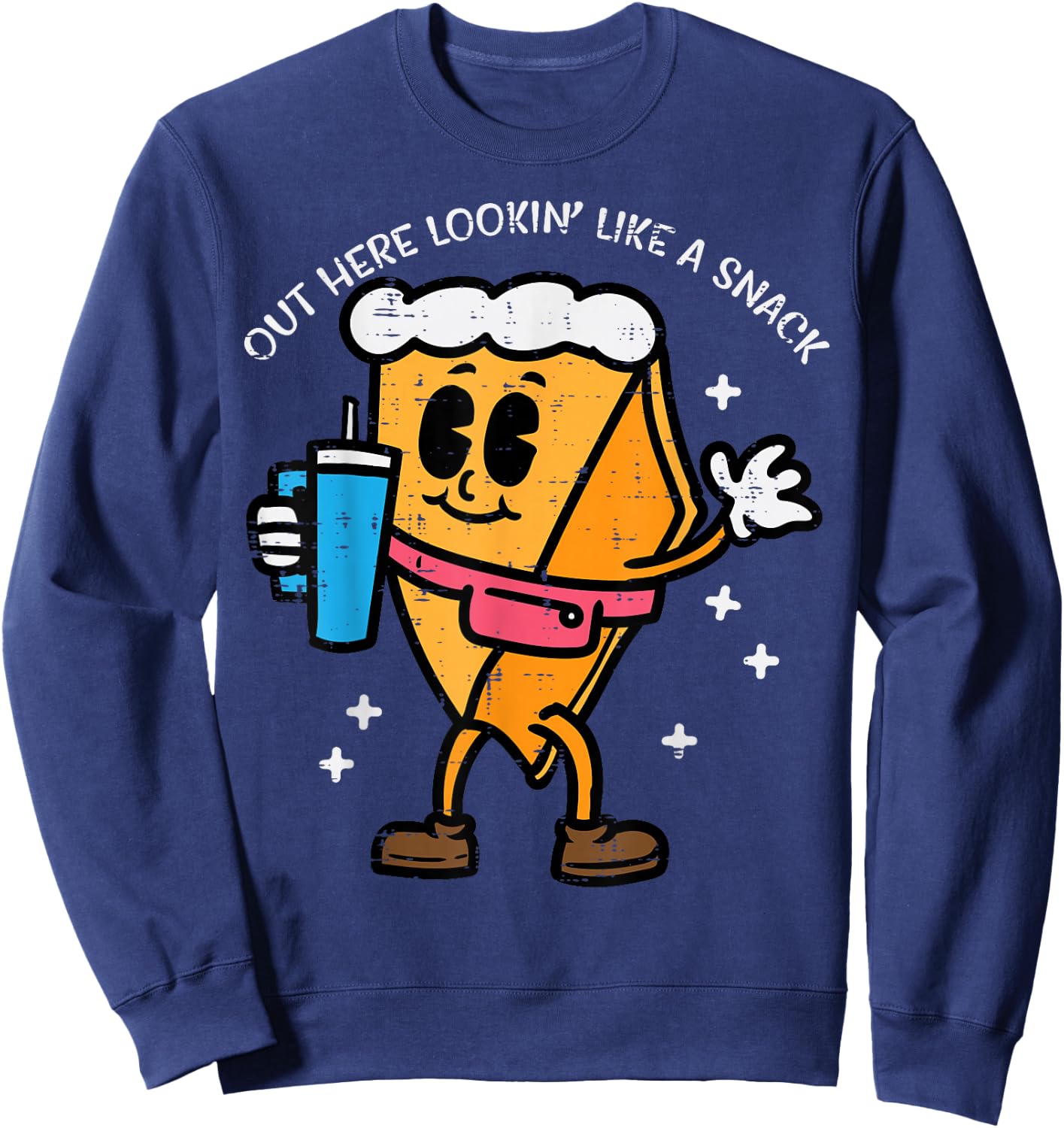 Thanksgiving Pumpkin Pie Lookin Like Snack Kids Men Women Sweatshirt - Sweatshirt | Navy