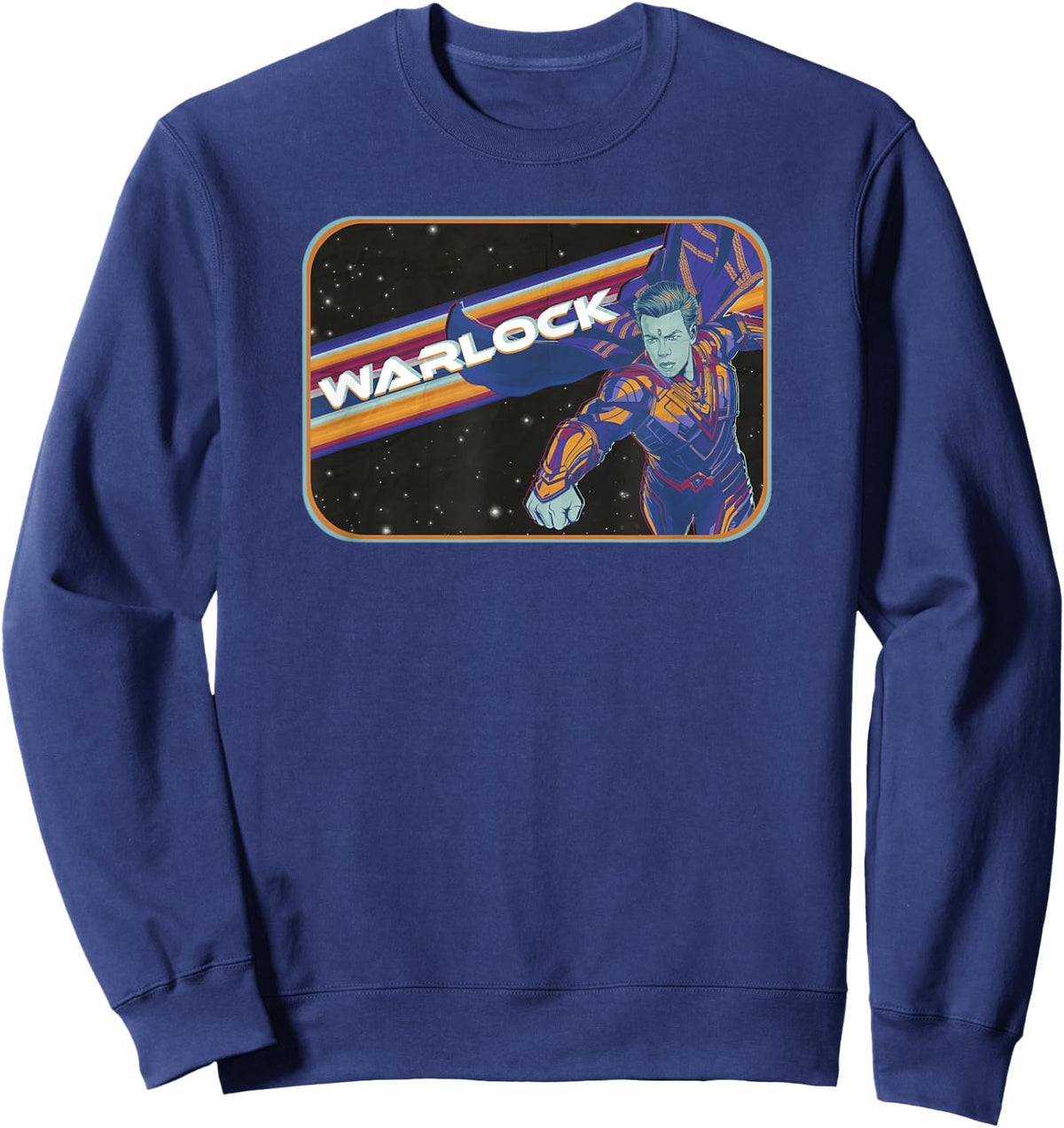 Marvel Guardians of the Galaxy Vol. 3 Vintage Adam Warlock Sweatshirt - Sweatshirt | Navy