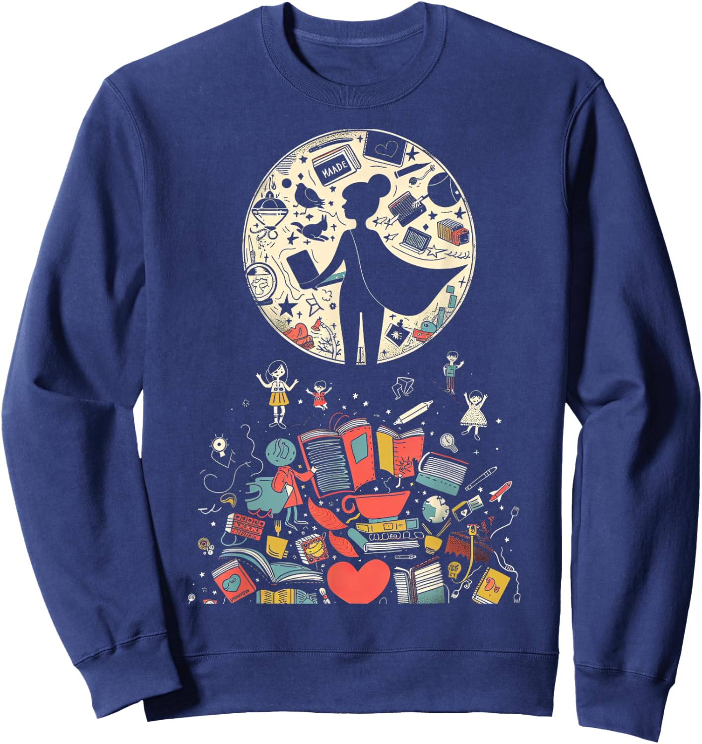 Superhero Mom Sweatshirt - Sweatshirt | Navy