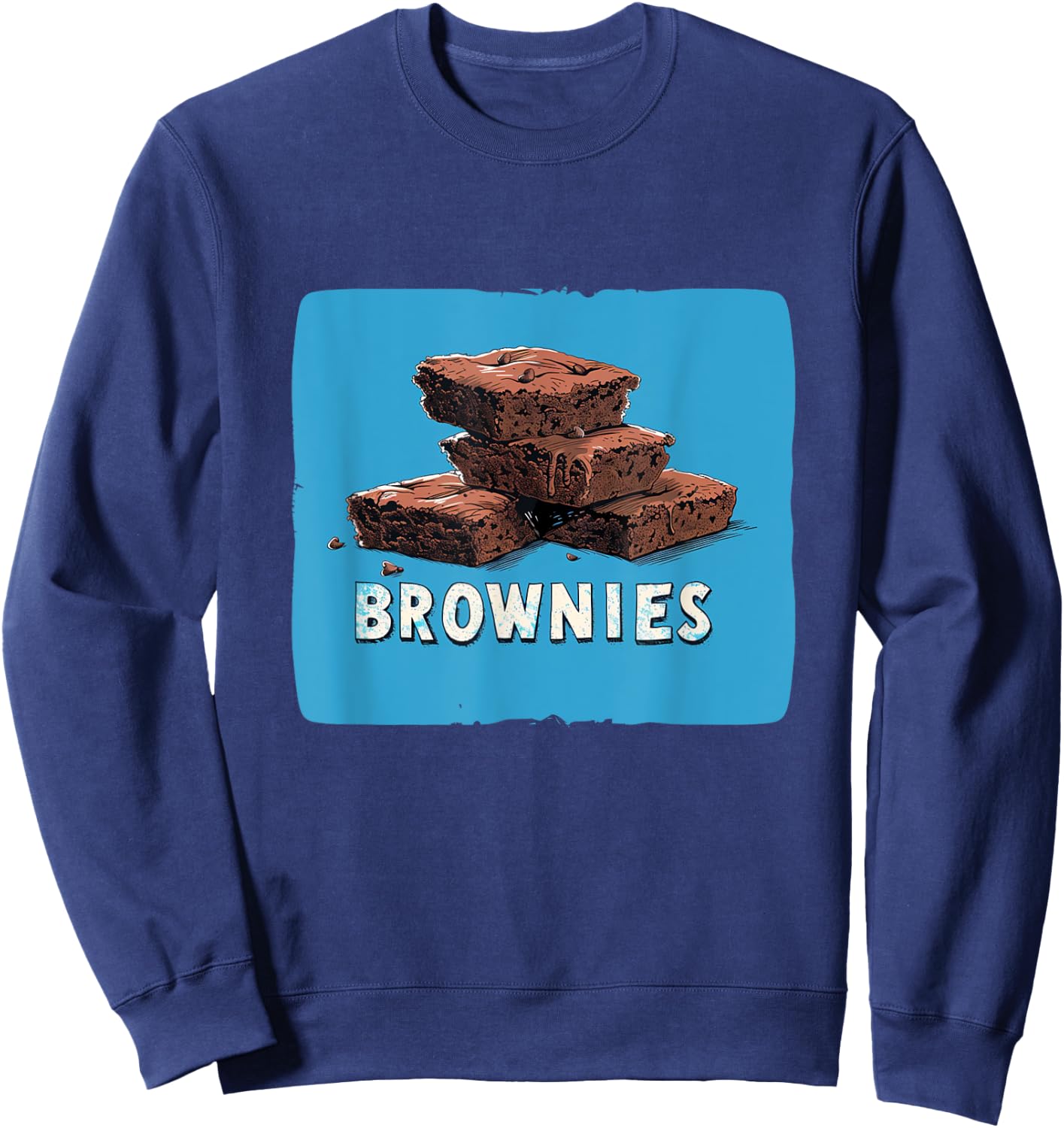 Awesome Brownies Costume for Chocolate Lovers Sweatshirt - Sweatshirt | Navy