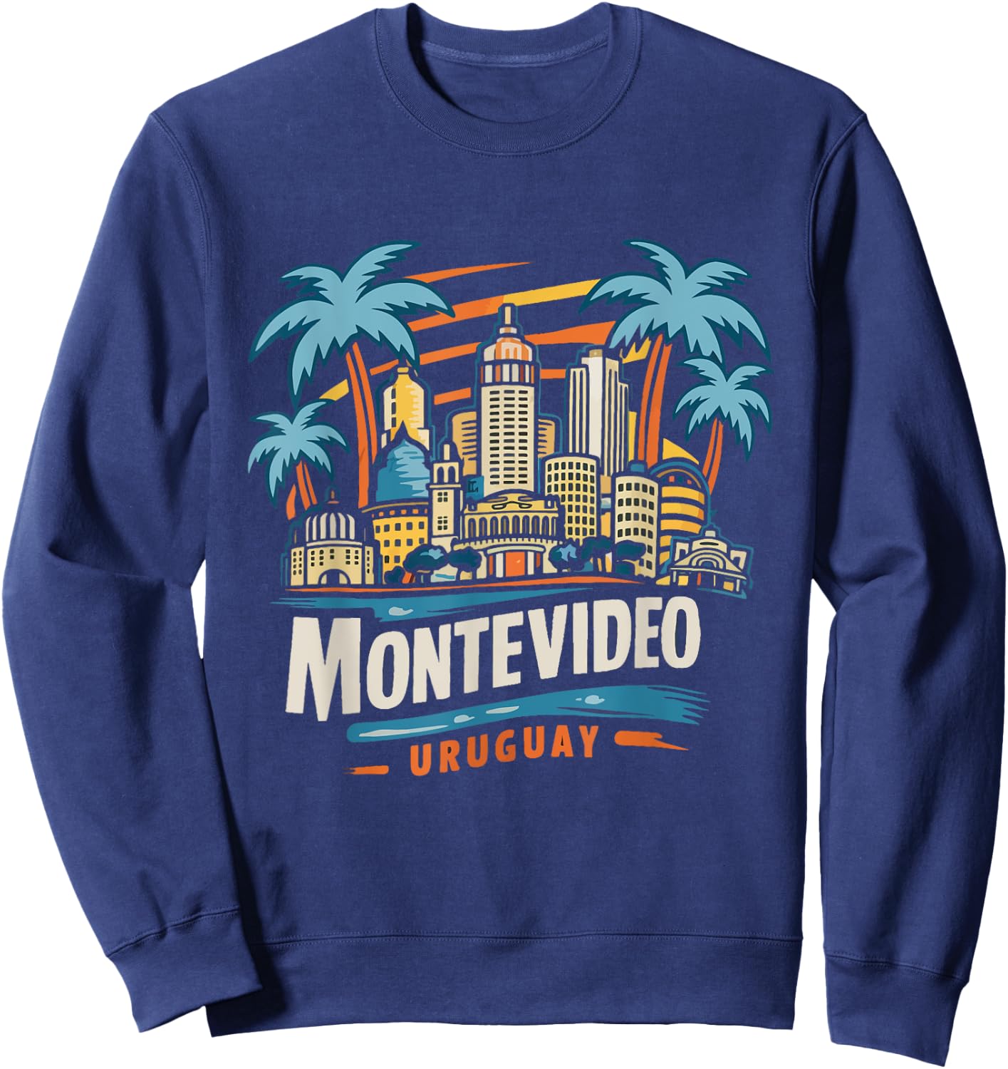 Montevideo Uruguay Sweatshirt - Sweatshirt | Navy