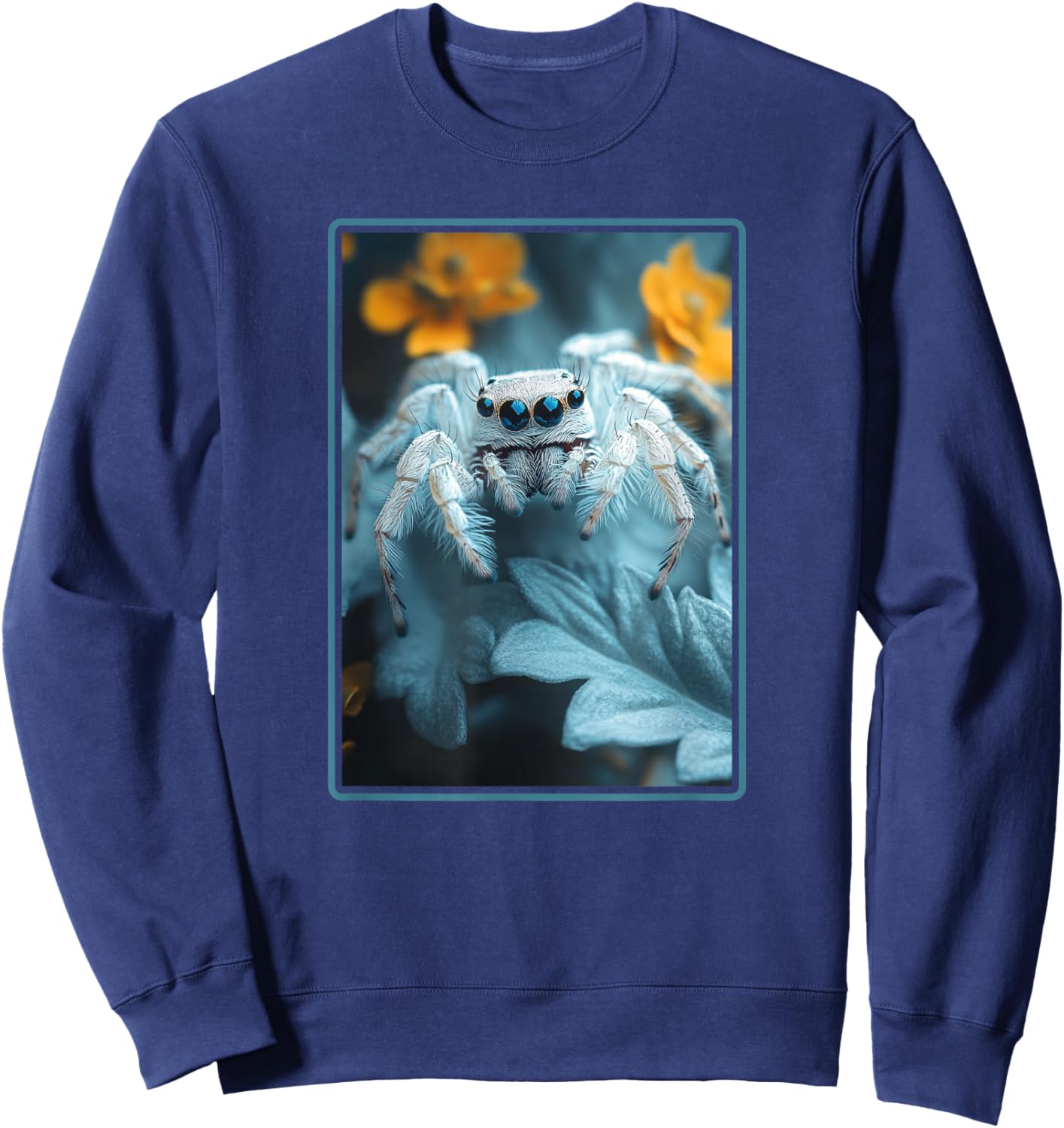 Jumping Spiders Jumping Spider Sweatshirt - Sweatshirt | Navy