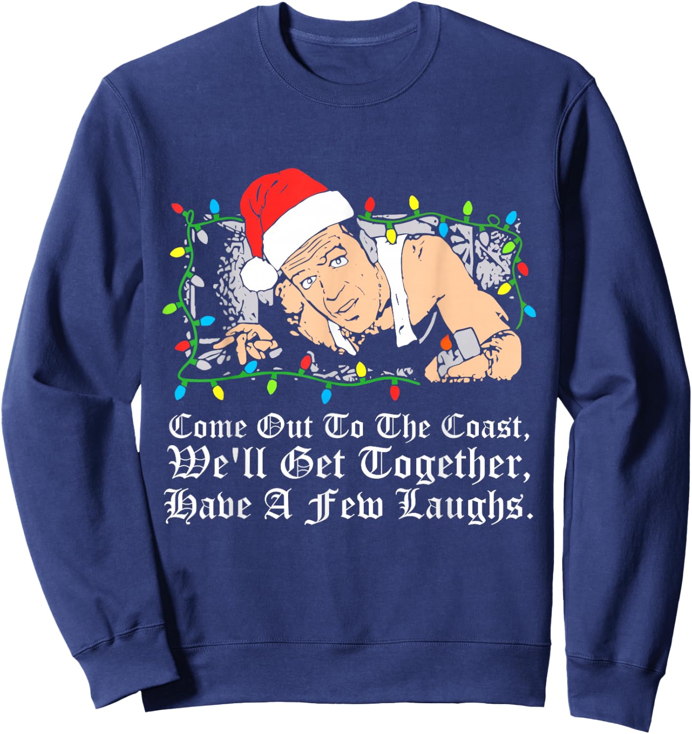 Come Out To The Coast, We'll Get Together Design Sweatshirt - Sweatshirt | Navy