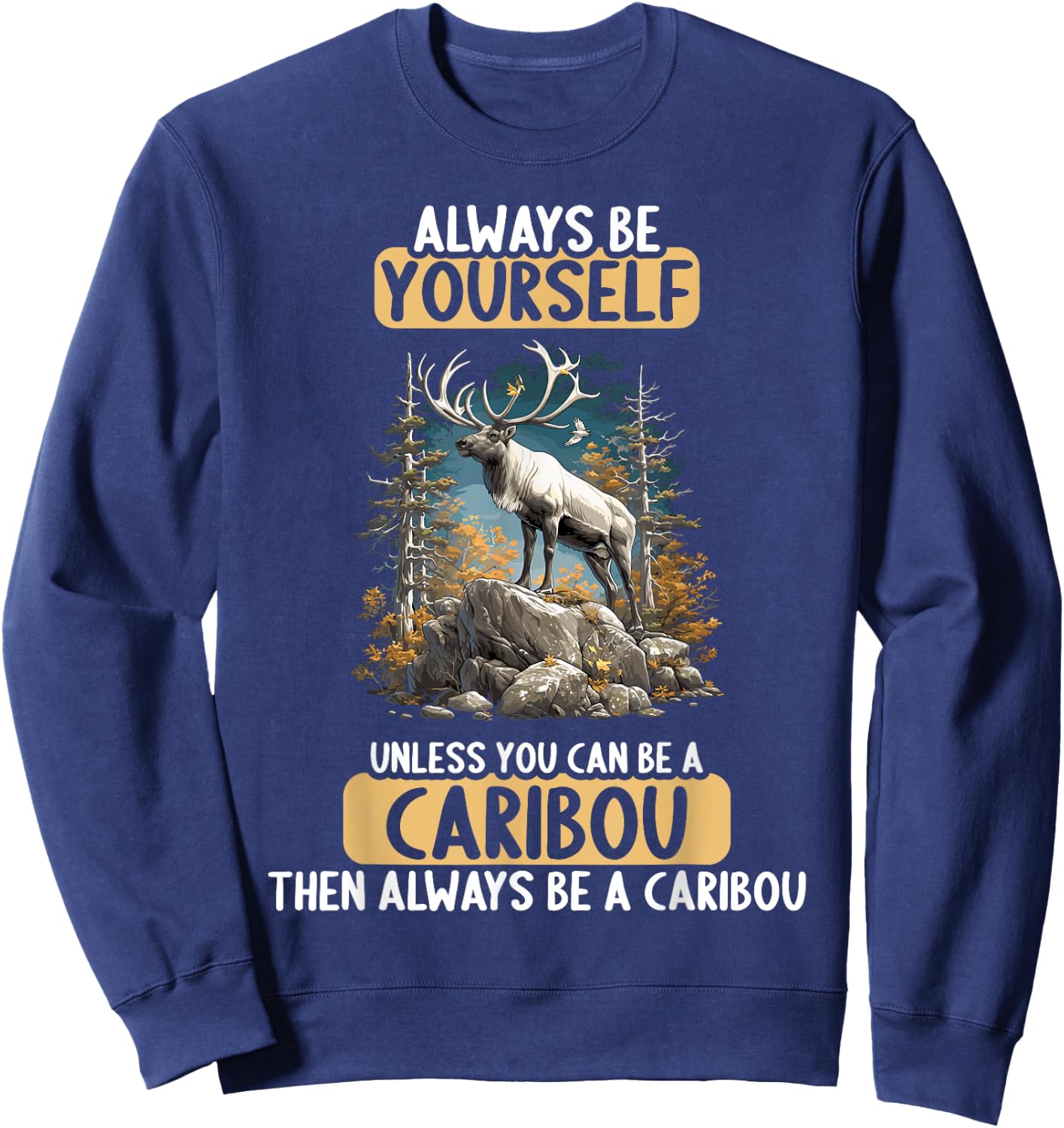 Caribous Caribou Sweatshirt - Sweatshirt | Navy