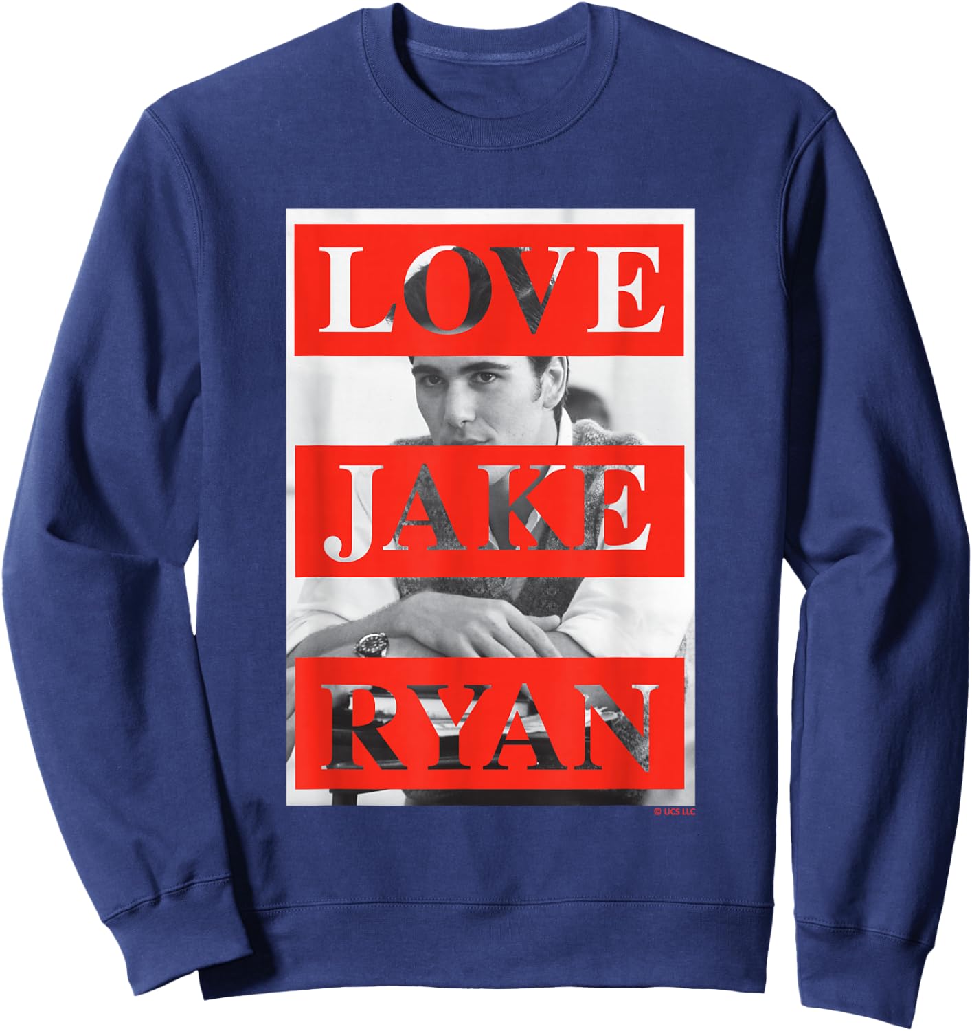 Sixteen Candles Love Jake Ryan Eighties Movie Sweatshirt - Sweatshirt | Navy