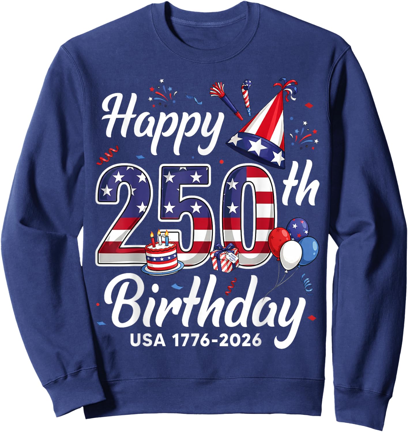 Birthday Sweatshirt - Sweatshirt | Navy