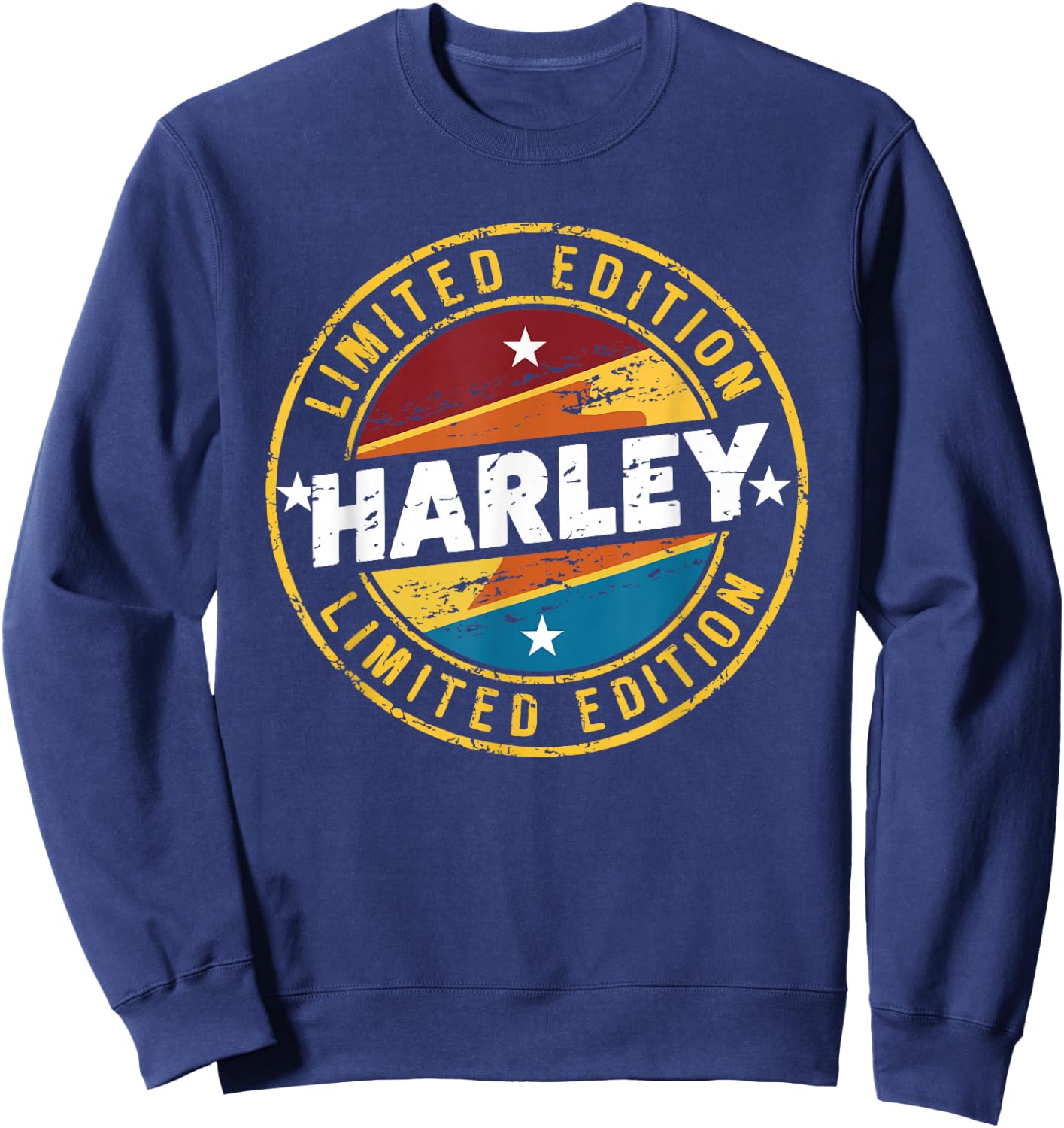 Vintage Harley Retro Sweatshirt - Sweatshirt | Navy