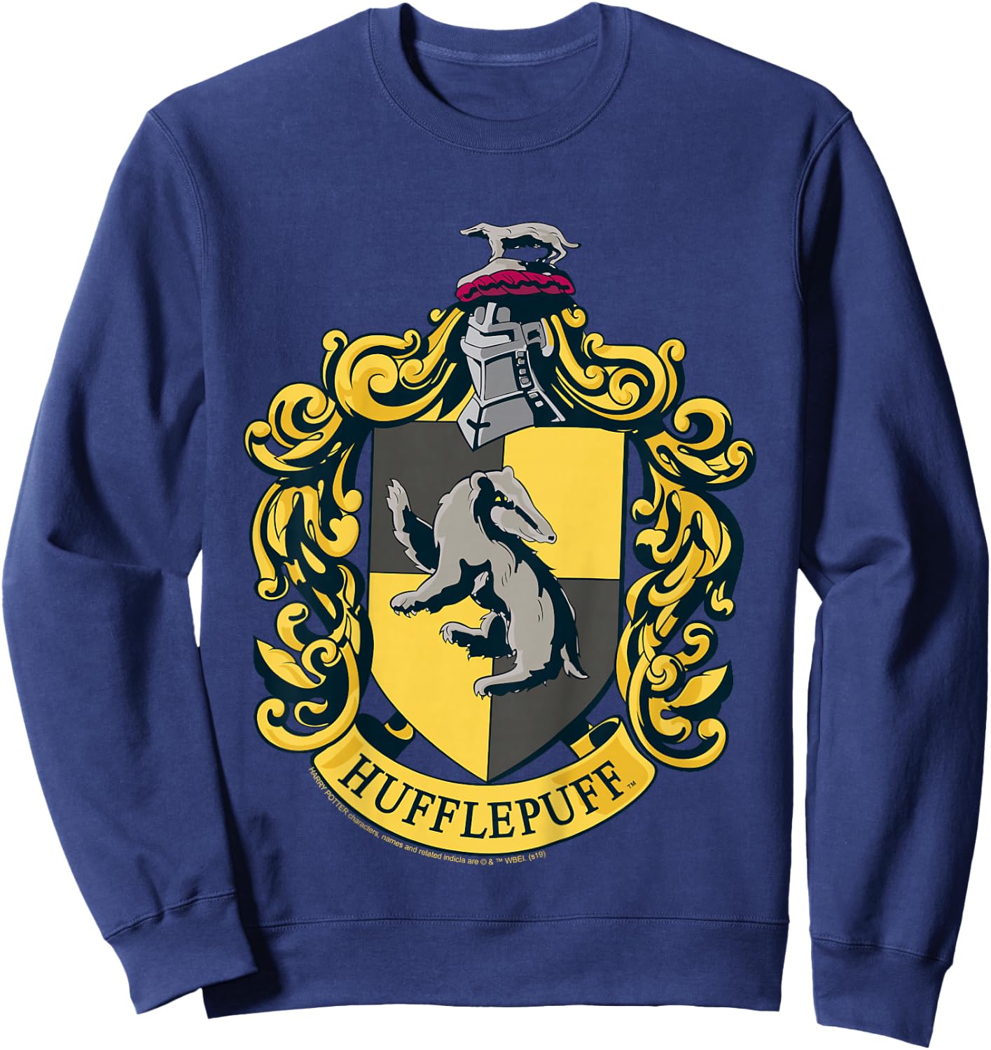 Kids Harry Potter Hufflepuff House Crest Sweatshirt - Sweatshirt | Navy