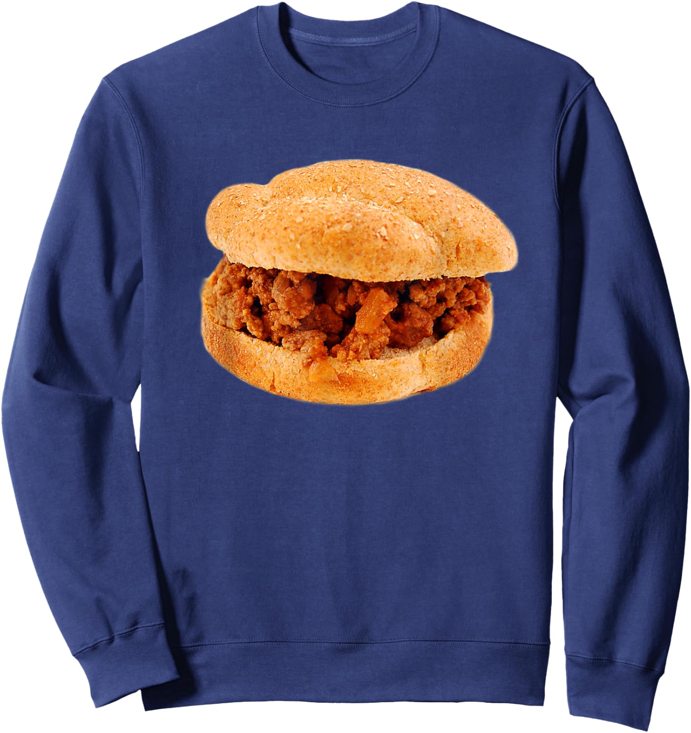 Funny Sloppy Joe beef sandwich lover Halloween costume food Sweatshirt - Sweatshirt | Navy