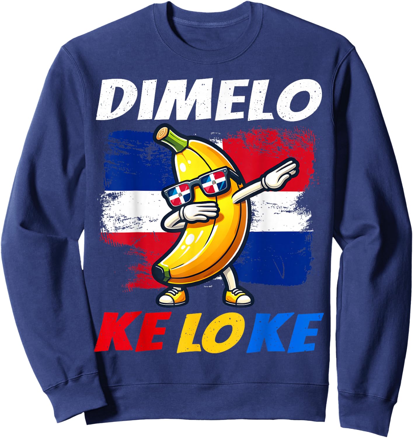 Dimelo Ke Lo Ke Dominican Republic Platano for Kids Sweatshirt - Sweatshirt | Navy