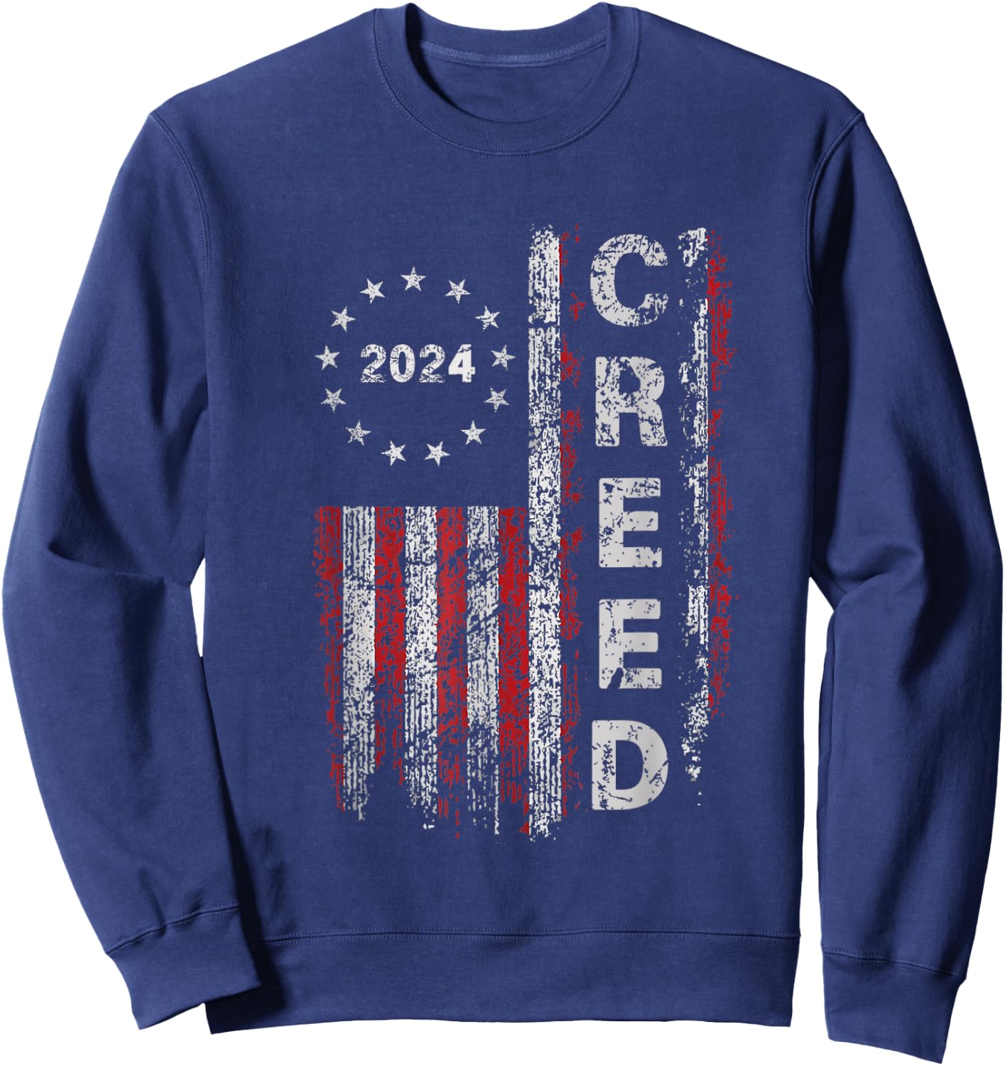 Creed '24 Take Me Higher Women Men Support 2024 Sweatshirt - Sweatshirt | Navy