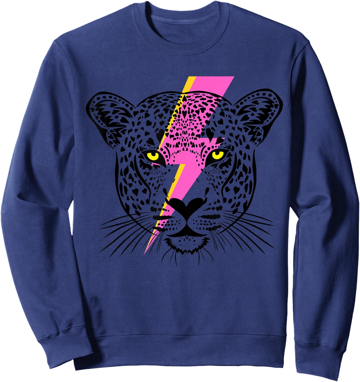 Vintage Cheetah and Girls, Cute Summer Sweatshirt - Sweatshirt | Navy