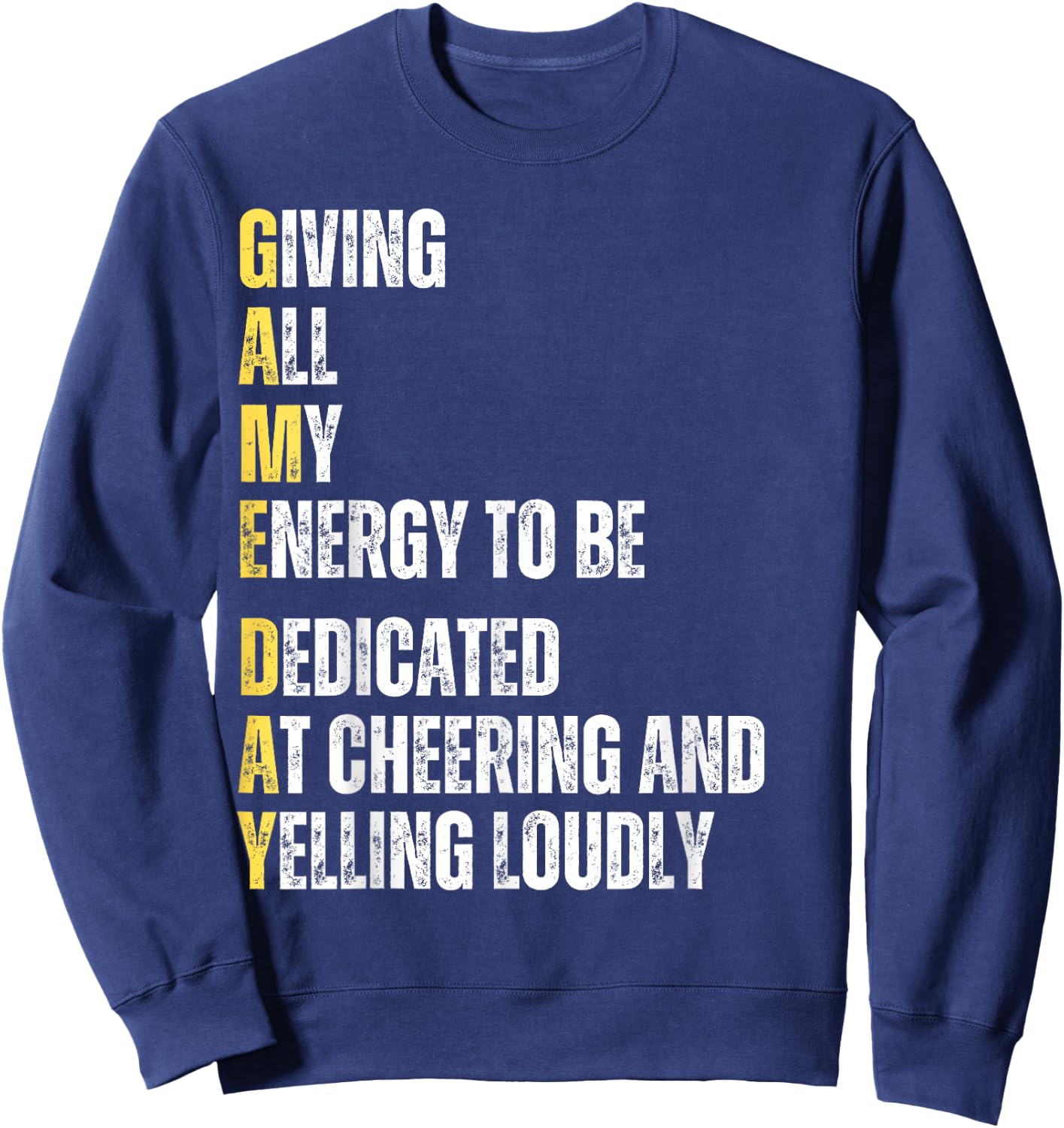 Game Day Definition Football Season Funny Men Women Sports Sweatshirt - Sweatshirt | Navy