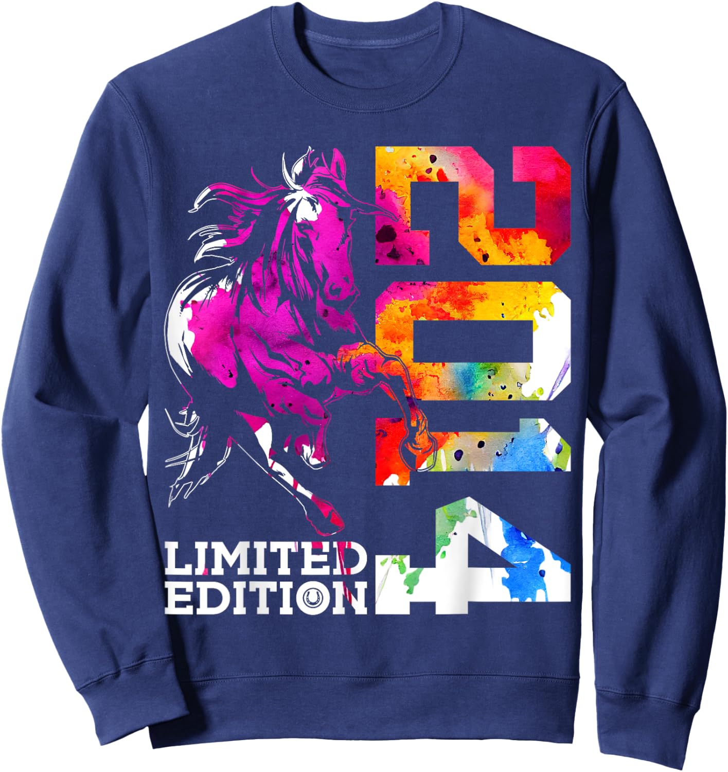 Limited Edition 2014 Riding Horse 11th Birthday Sweatshirt - Sweatshirt | Navy