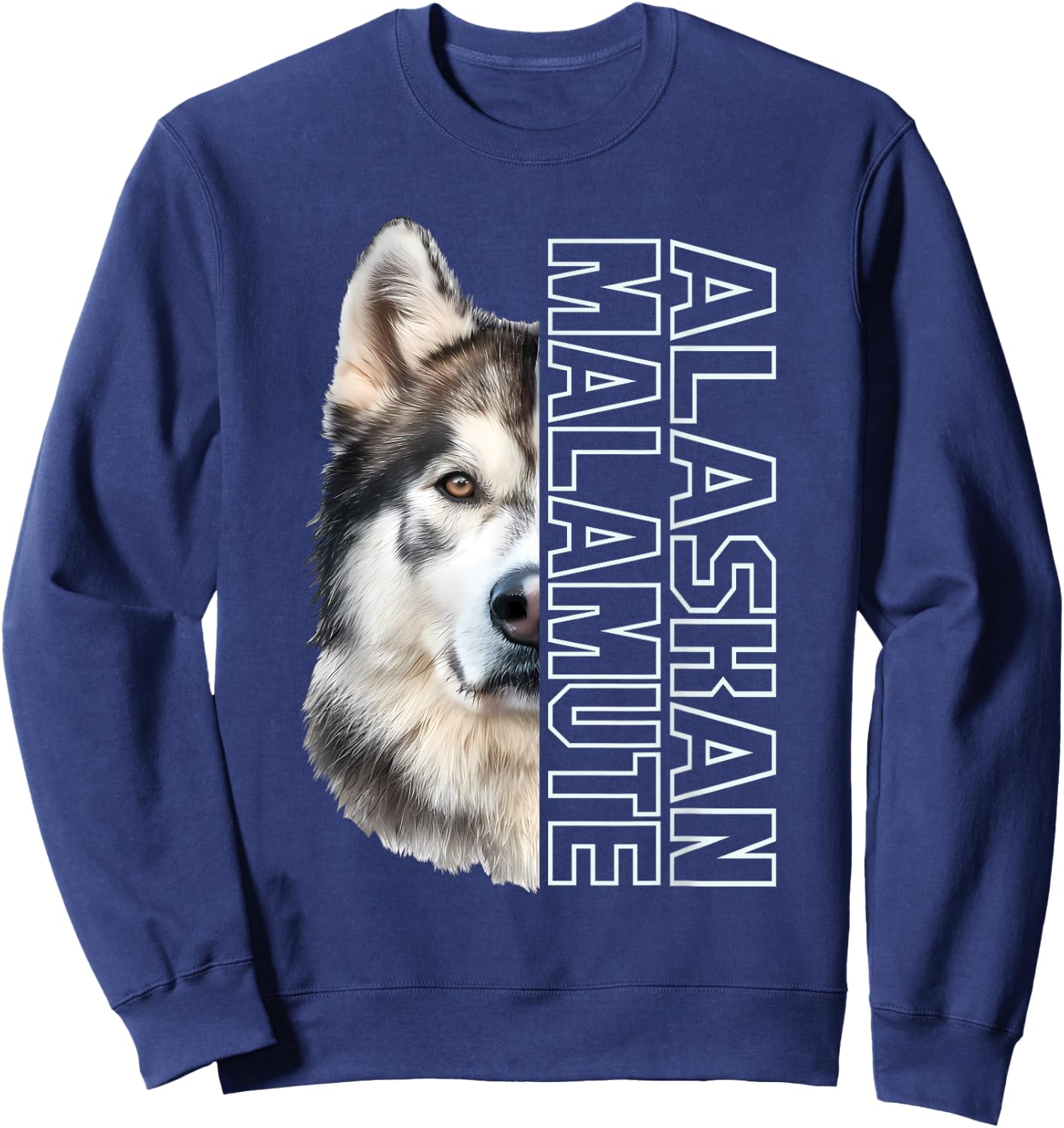 Alaskan Malamute Sweatshirt - Sweatshirt | Navy