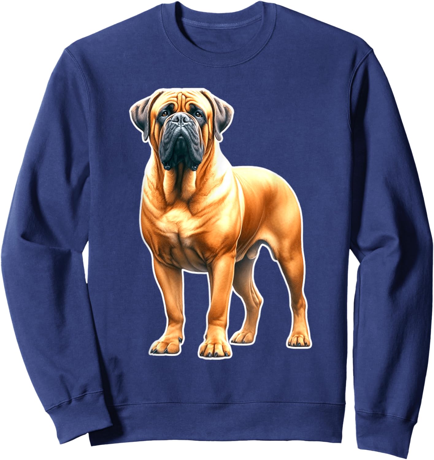 Bullmastiff x Mastiff Dog Sweatshirt - Sweatshirt | Navy