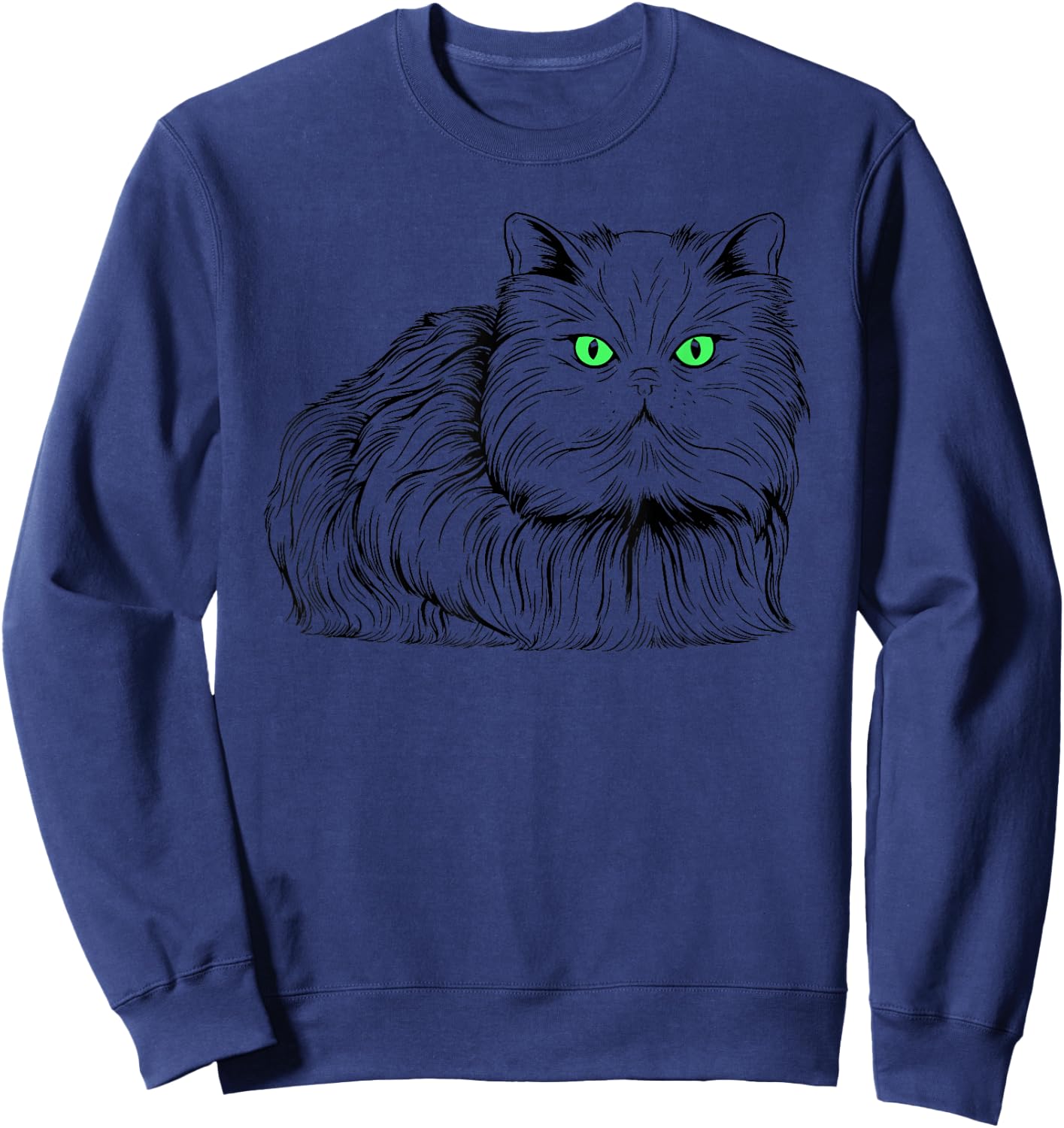 Persian Cat Sweatshirt - Sweatshirt | Navy