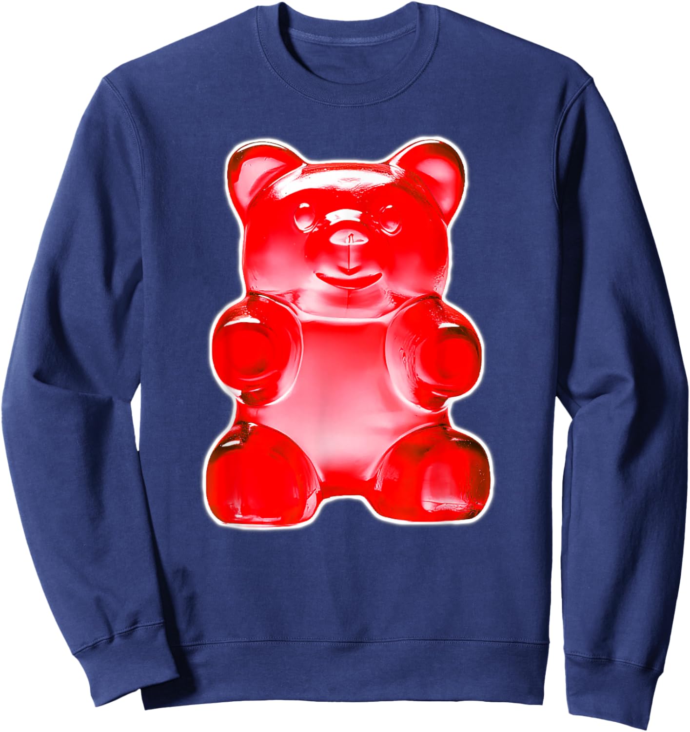 Red Gummy Bear Candy Sweatshirt - Sweatshirt | Navy