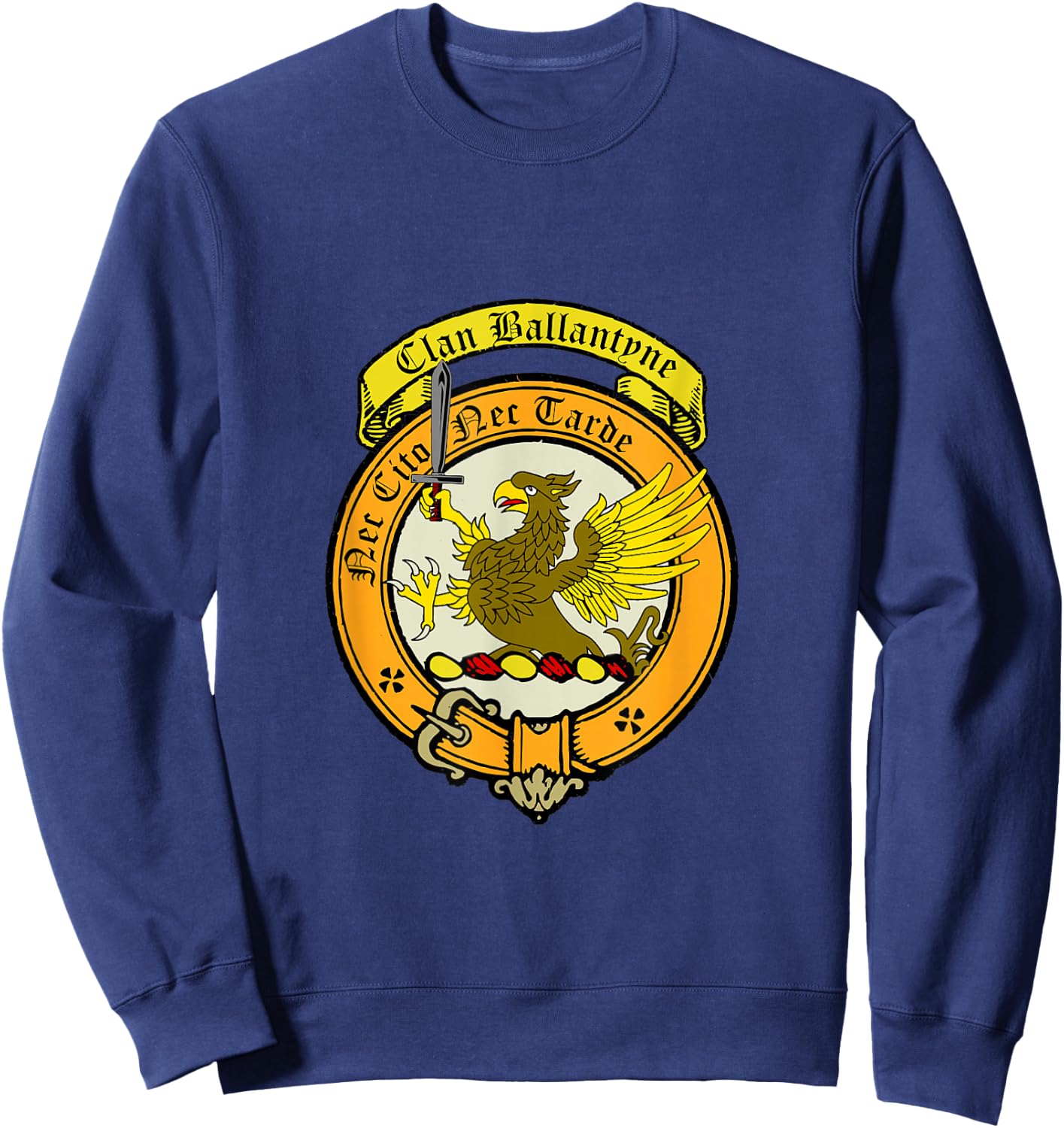 Ballantyne Clan Scottish Crest Sweatshirt - Sweatshirt | Navy