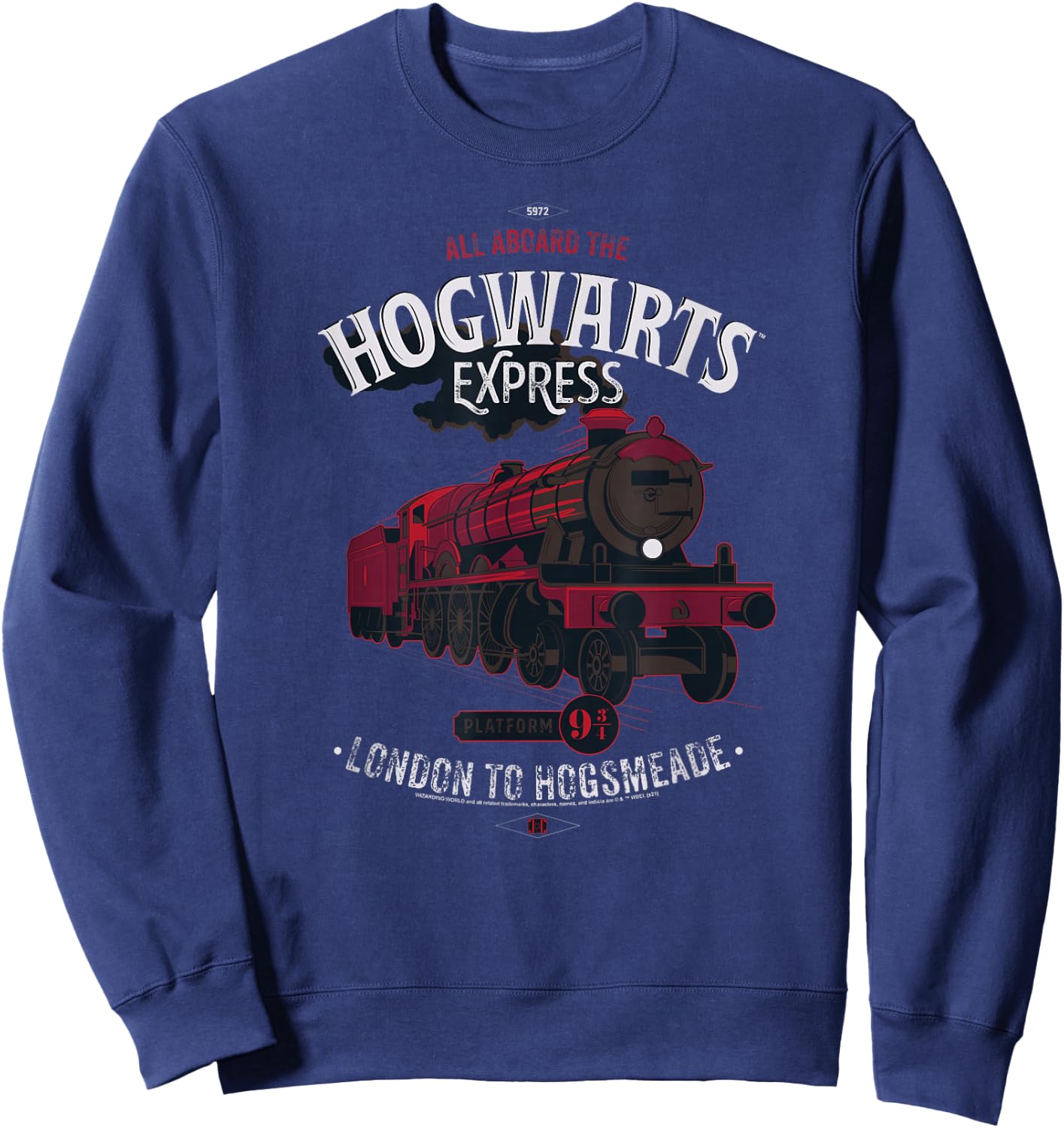 Harry Potter Hogwarts Express All Aboard Sweatshirt - Sweatshirt | Navy