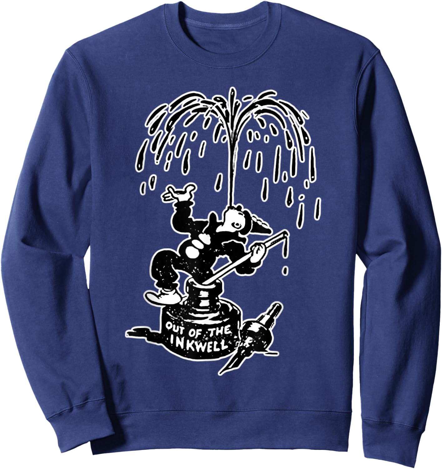 Koko the Clown Vintage Cartoon Sweatshirt - Sweatshirt | Navy