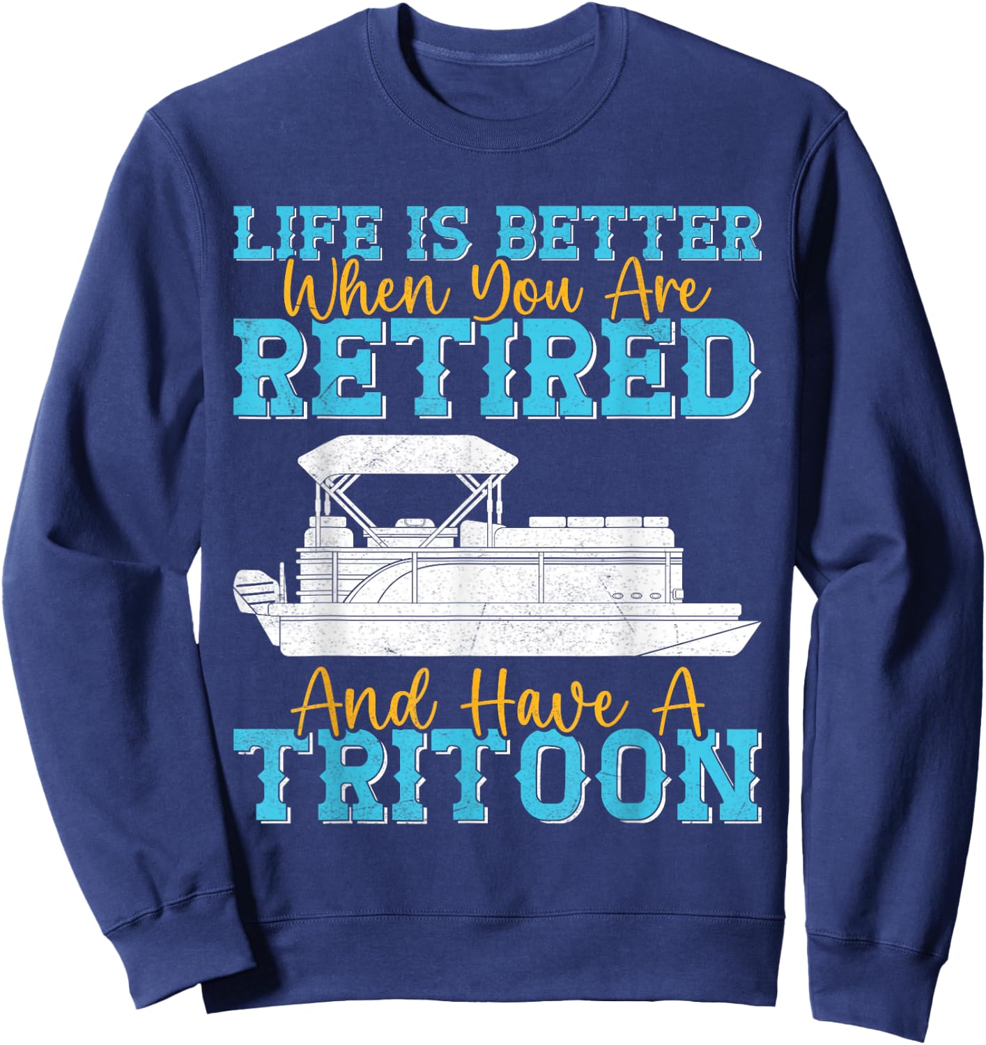 Tritoon Boat Accessories Sweatshirt - Sweatshirt | Navy
