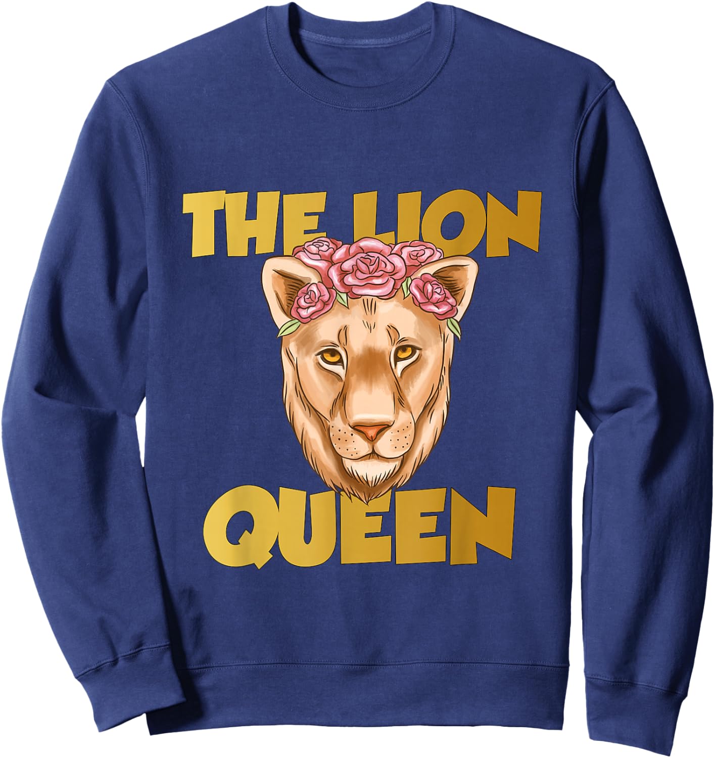 The lion queen strong lion Sweatshirt - Sweatshirt | Navy