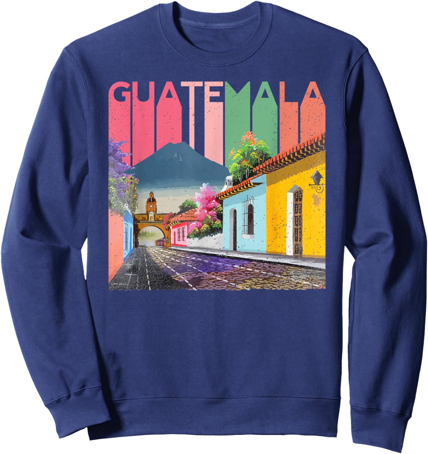 Guatemala Antigua Quetzal Chapin Cafe Semana Santa 502 Sweatshirt - Sweatshirt | Navy