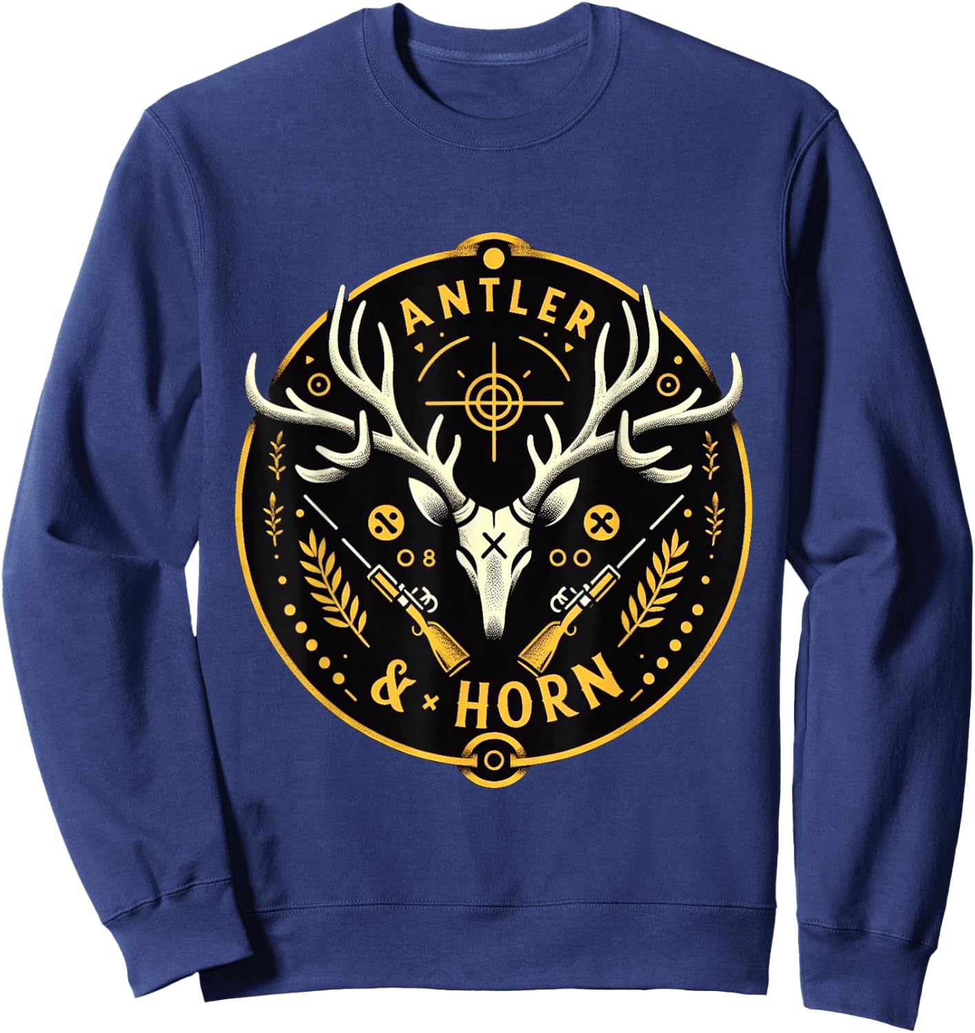 Antler & Horn Logo Sweatshirt - Sweatshirt | Navy