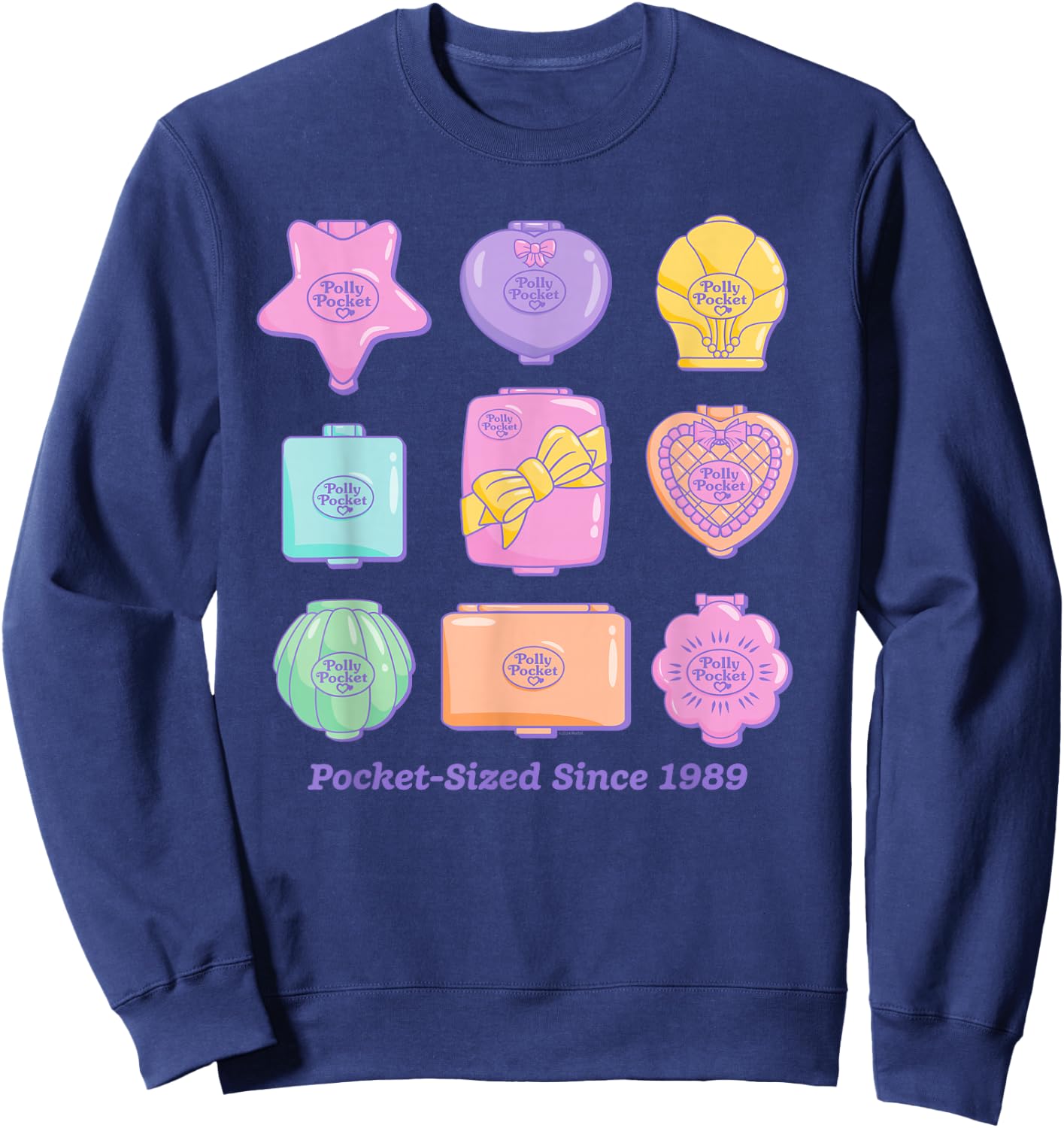 Polly Pocket - Compact Club Sweatshirt - Sweatshirt | Navy
