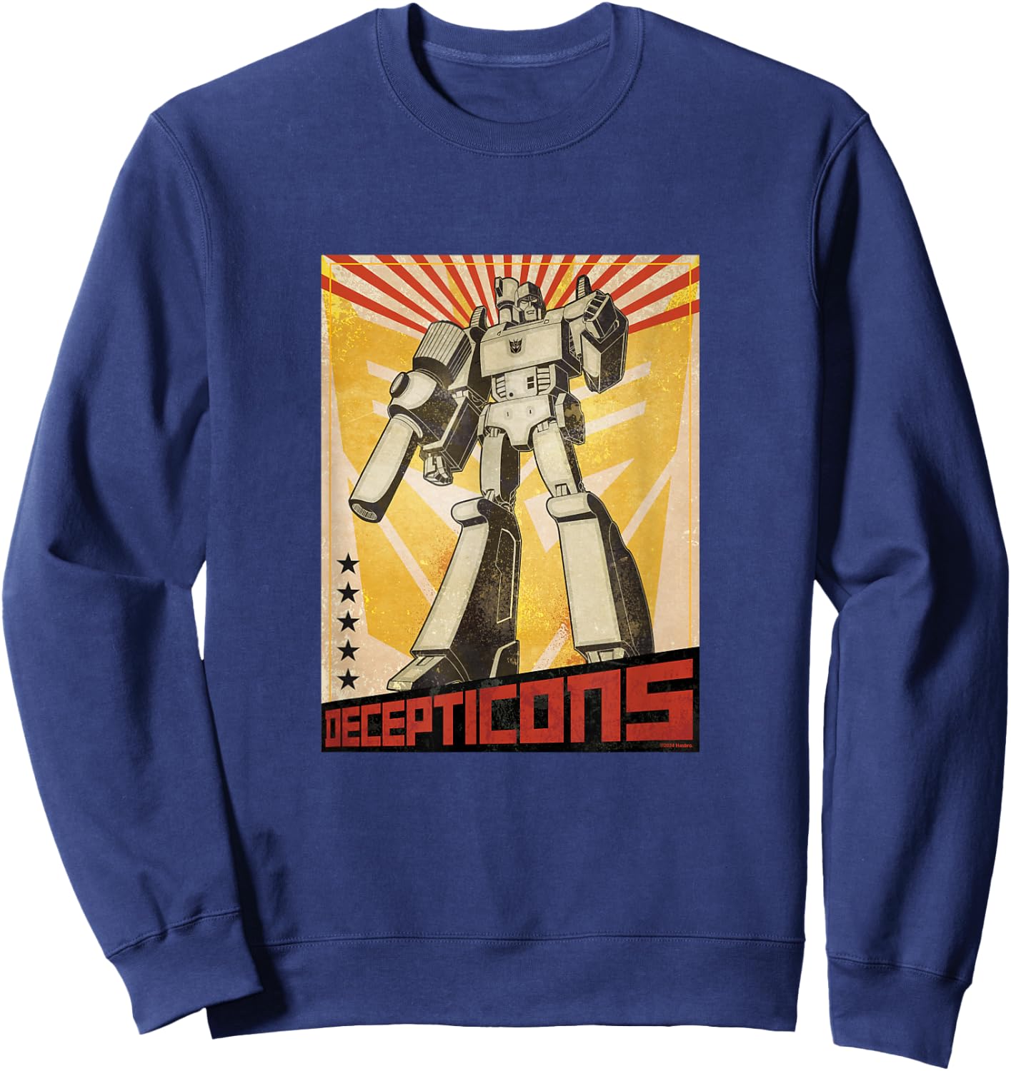 Transformers Decepticons Megatron Comic Sweatshirt - Sweatshirt | Navy