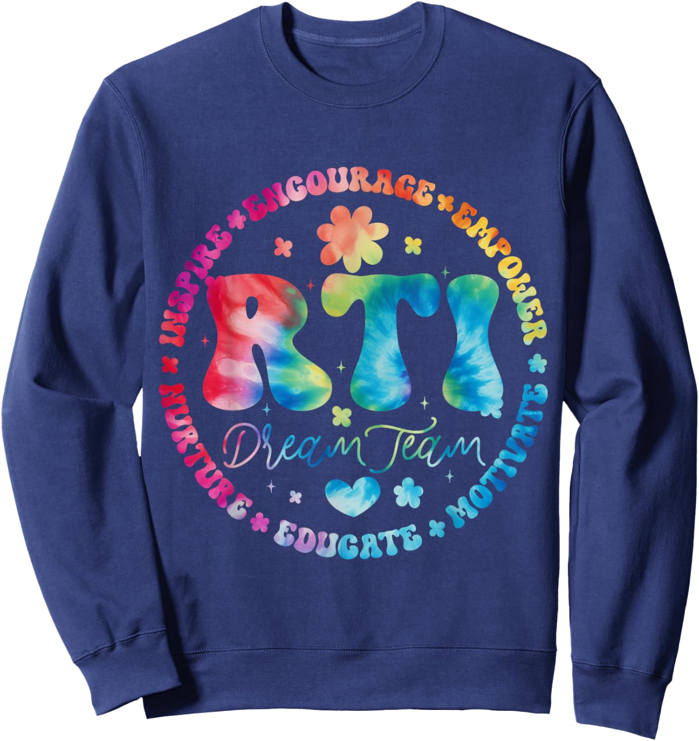 Groovy RTI Dream Team T Response Intervention Squad Sweatshirt - Sweatshirt | Navy
