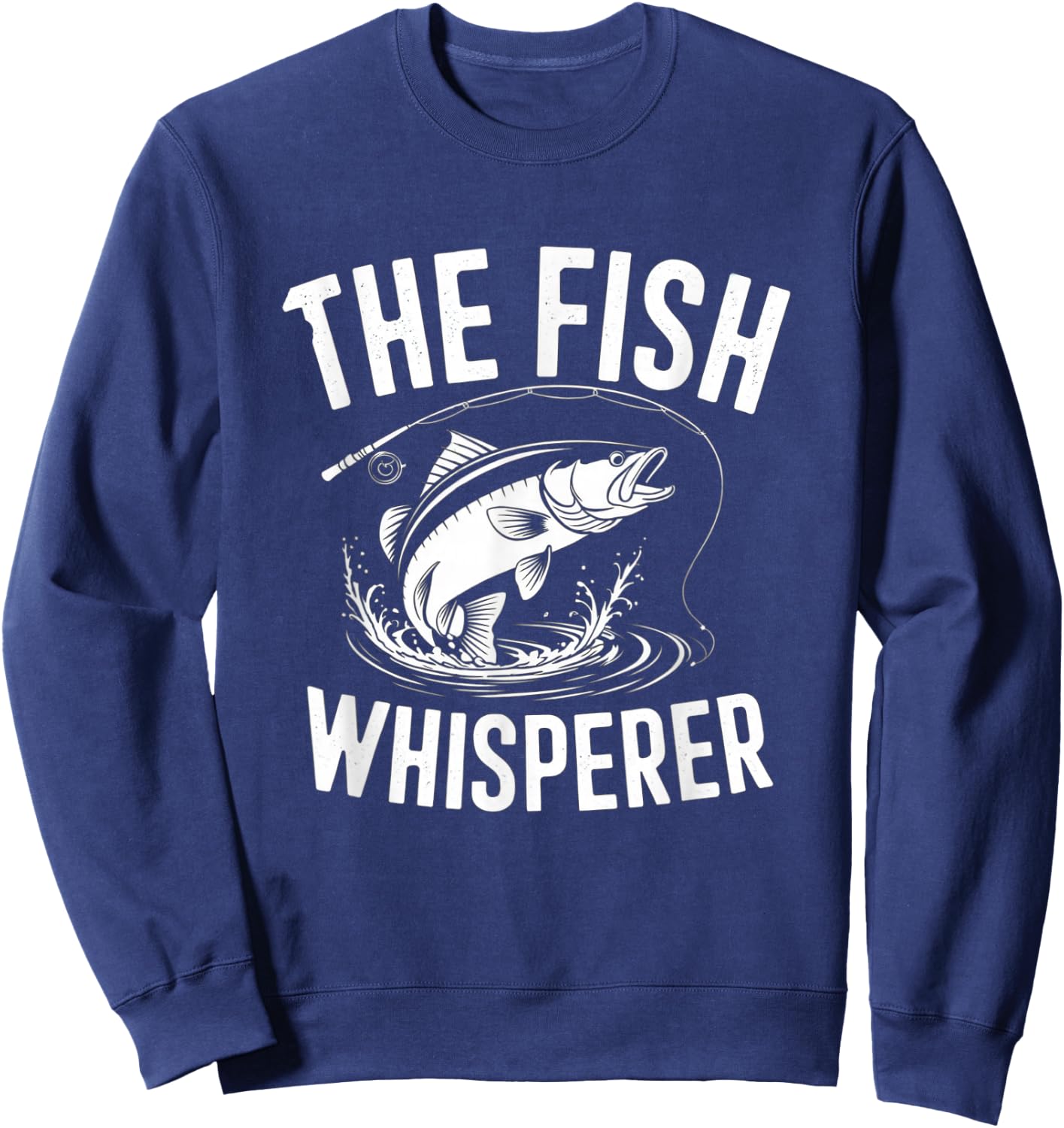 The Fish Whisperer Master Angler Artwork Sweatshirt - Sweatshirt | Navy