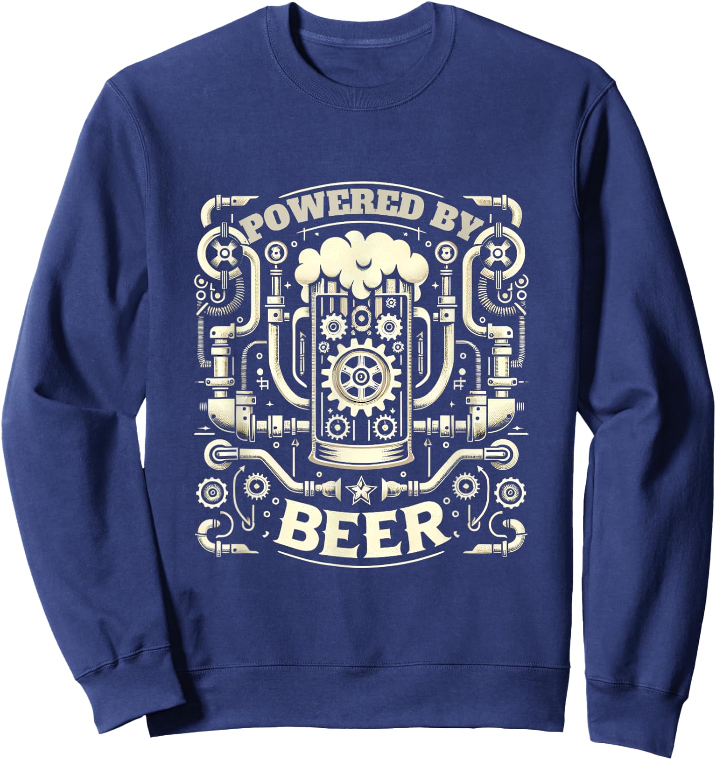 Feiern Hopfen Beer Mug Funny Saying Beer Sweatshirt - Sweatshirt | Navy